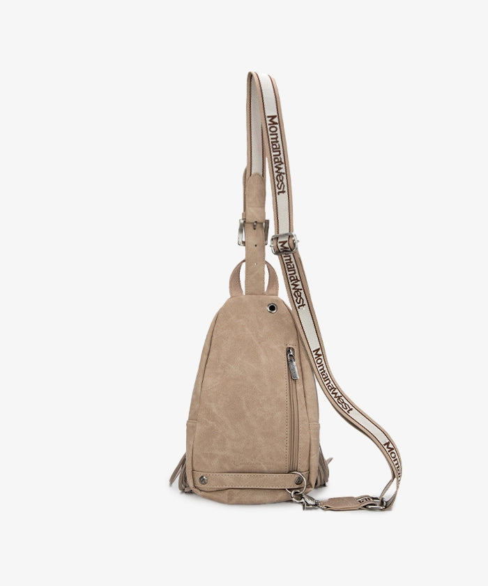 Montana West Fringe Sling Bag for Women - Stylish Crossbody Purse with Adjustable Strap, Perfect for Travel, Shopping & Everyday Use