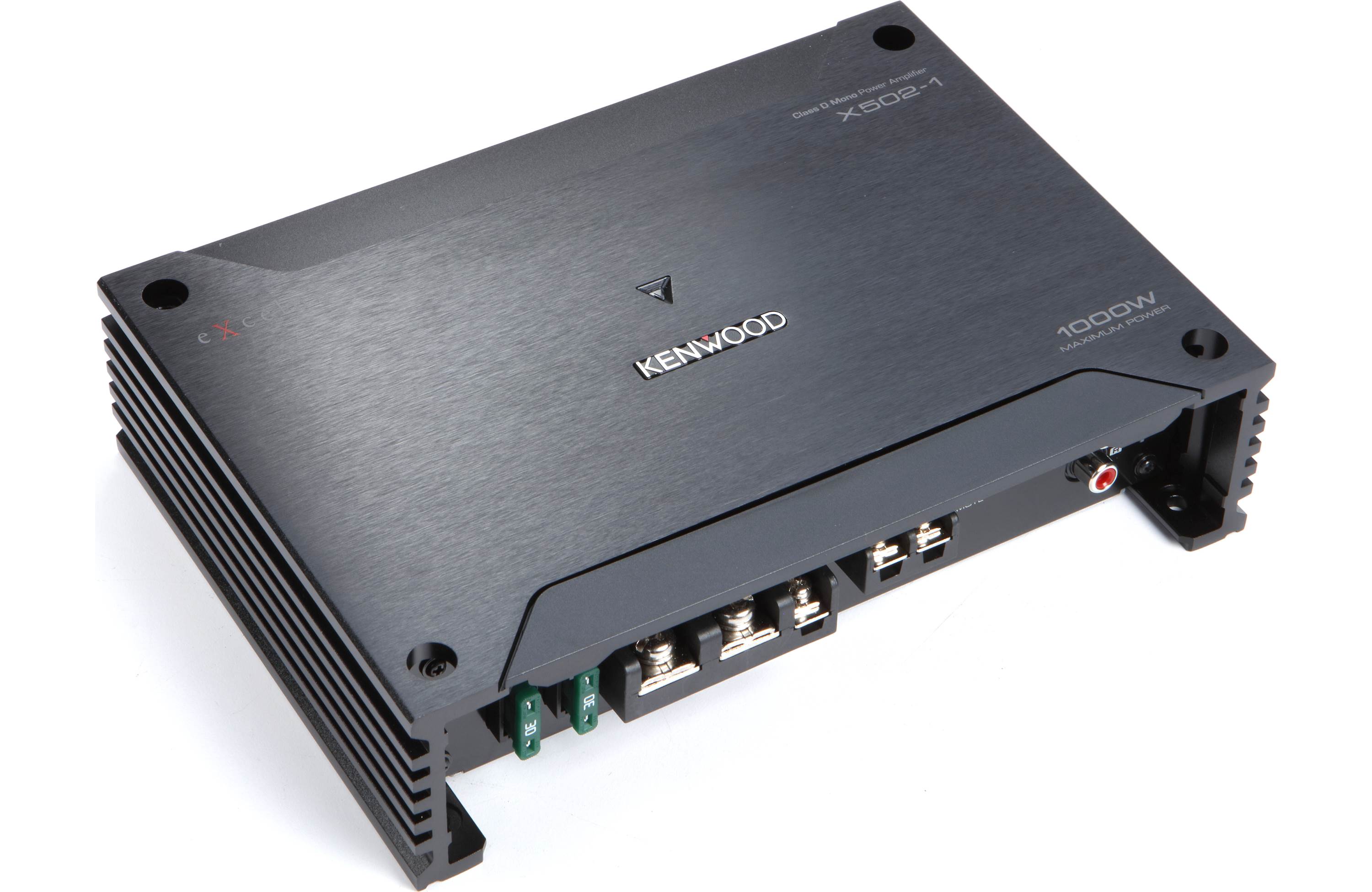 Kenwood Excelon X502-1 Class D Mono Power Amplifier - 1000W High Power Car Audio Amp for Deep Bass & Clear Sound | Perfect for Car Audio Systems & Subwoofers