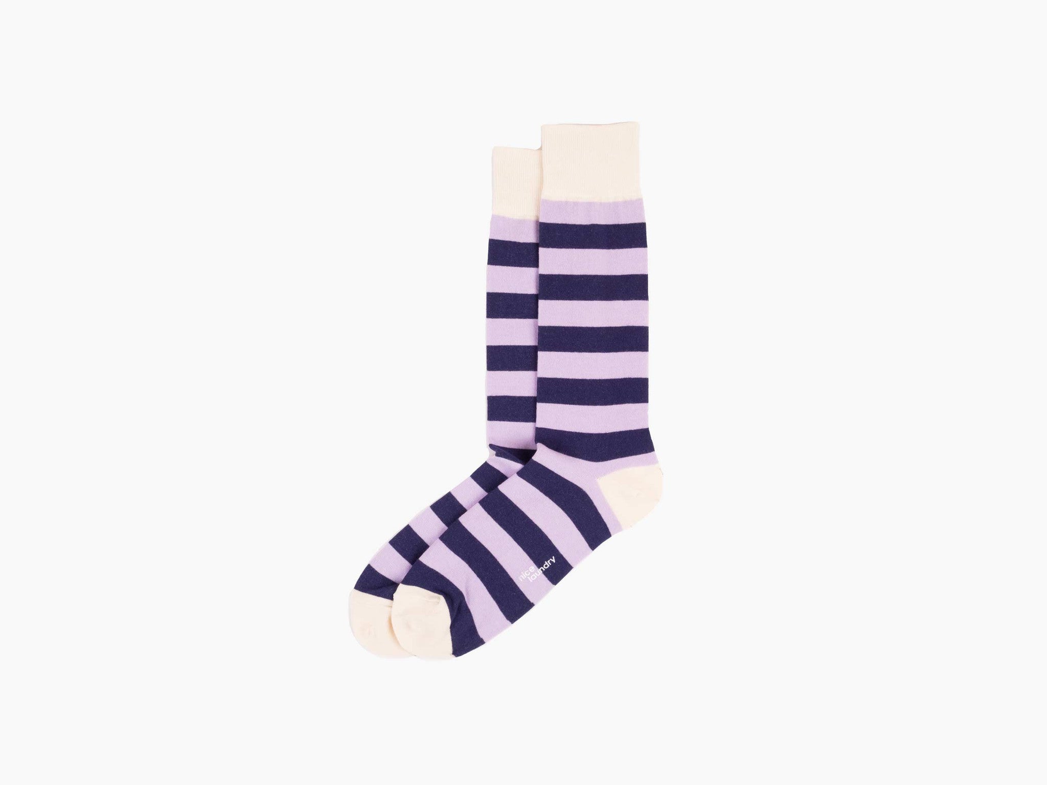 Ripe Stripe Purple Lavender Cream Women's Casual Dress - Perfect for Summer Outings, Beach Vacations, and Date Nights