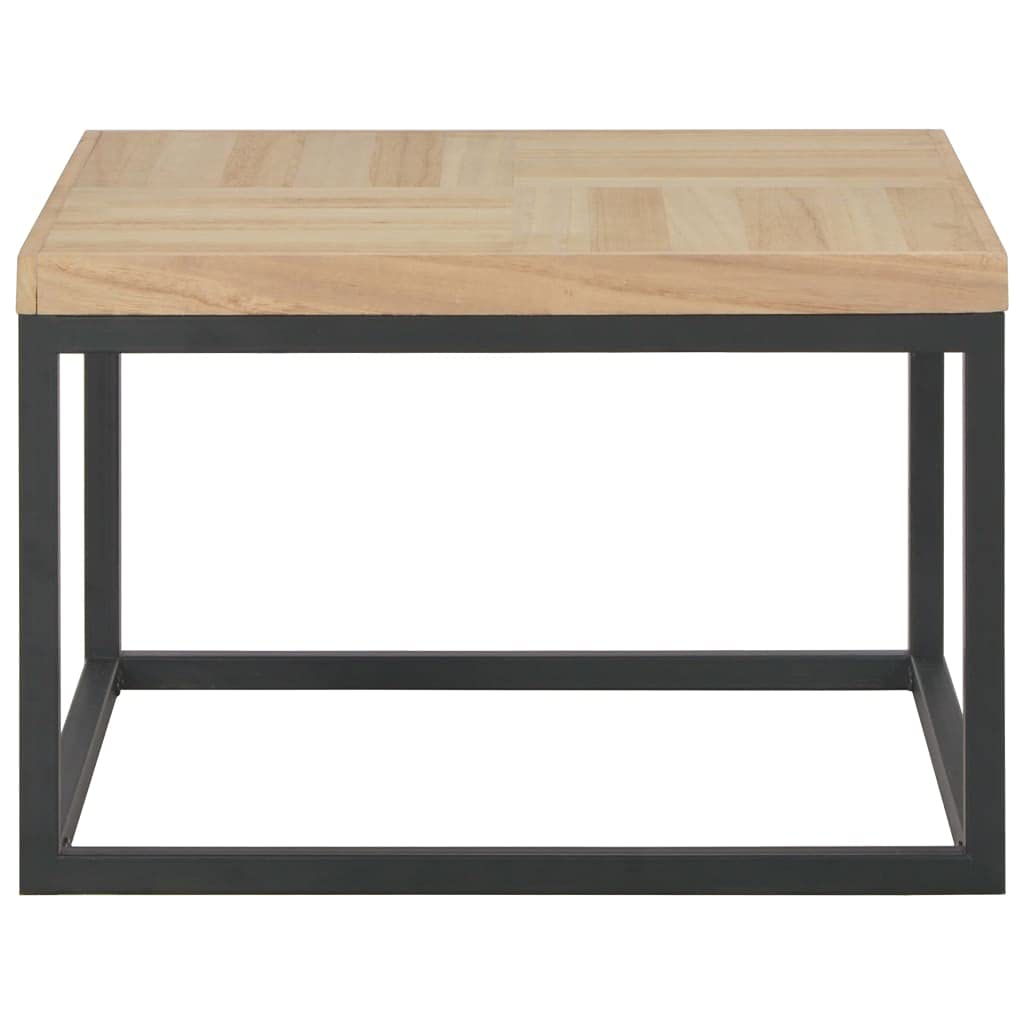Solid Wood Coffee Table 19.7x19.7x13 Inches - Modern Side Table for Living Room, Bedroom & Office - Fast Shipping - Perfect for Small Spaces, Reading Nooks & Coffee Break Areas