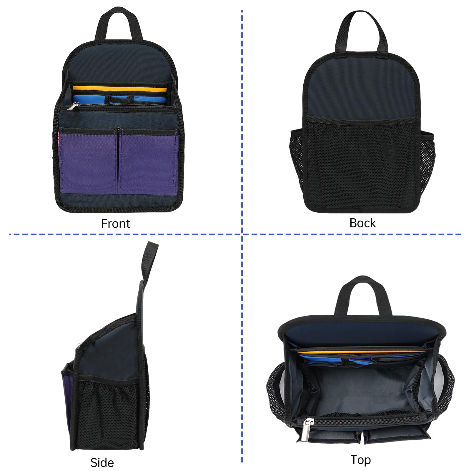 Backpack Organizer Insert for Women & Men - Waterproof Travel Bag Organizer with Multiple Pockets - Perfect for School, Office, Hiking, and Daily Use