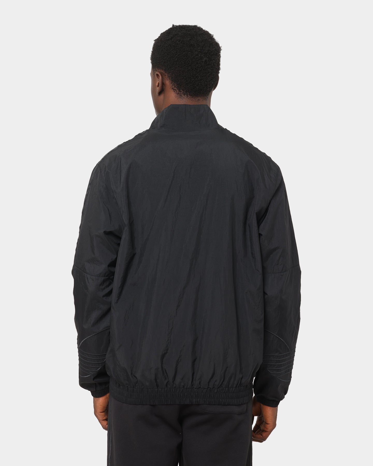 Adidas Tricolor Track Top Jacket for Men - Black Athletic Running Jacket with Stripes | Perfect for Gym, Jogging & Casual Streetwear