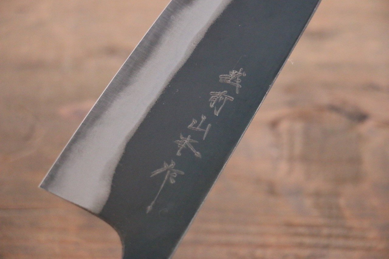Premium Nao Yamamoto Blue Steel No.2 Kurouchi Santoku Knife 150mm - Japanese Chef Knife for Precise Slicing, Dicing & Chopping - Perfect for Home Cooks & Professional Kitchens