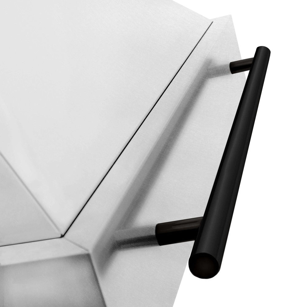 ZLINE Autograph Edition 48 Inch Stainless Steel Wall Mount Range Hood with Accent Handle (8654SNZ 48) - Professional Kitchen Ventilation for Modern Homes