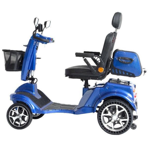 Gladiator 4 Wheel Bariatric Mobility Scooter - Heavy Duty Electric Wheelchair for Adults with 500 lbs Capacity - Ideal for Indoor & Outdoor Use, Travel, Shopping, and Daily Mobility Assistance