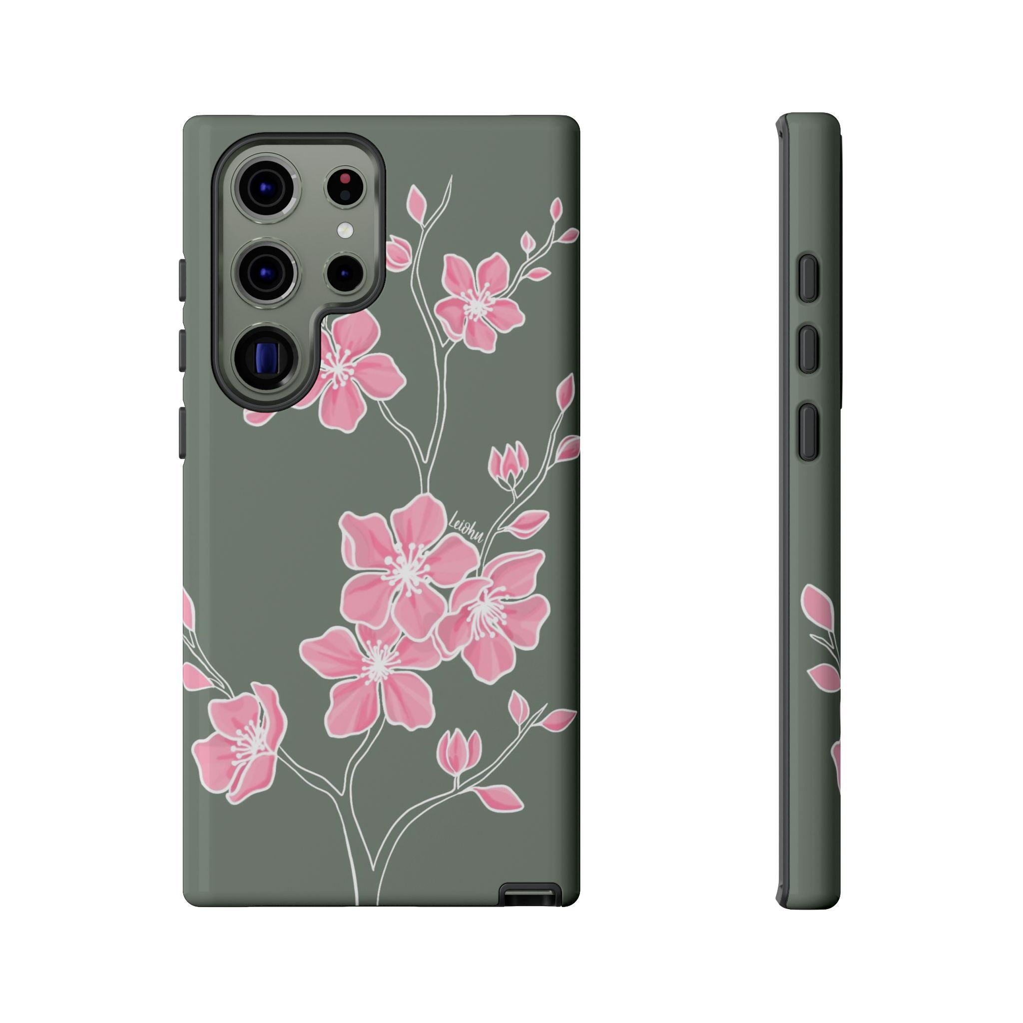 Samsung Galaxy Phone Case with Cherry Blossom Design - Stylish Protective Cover for Everyday Use, Travel & Work