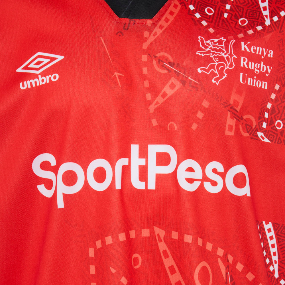 Kenya HSBC 7s 24/25 Home Replica Rugby Jersey - Authentic Style for Fans & Collectors - Perfect for Game Day & Sports Events