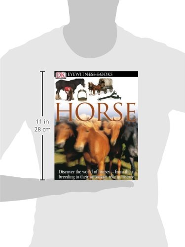 DK Eyewitness Books: Horse - Illustrated Guide to Horse Breeds, Care & History | Perfect for Equestrian Enthusiasts & Animal Lovers