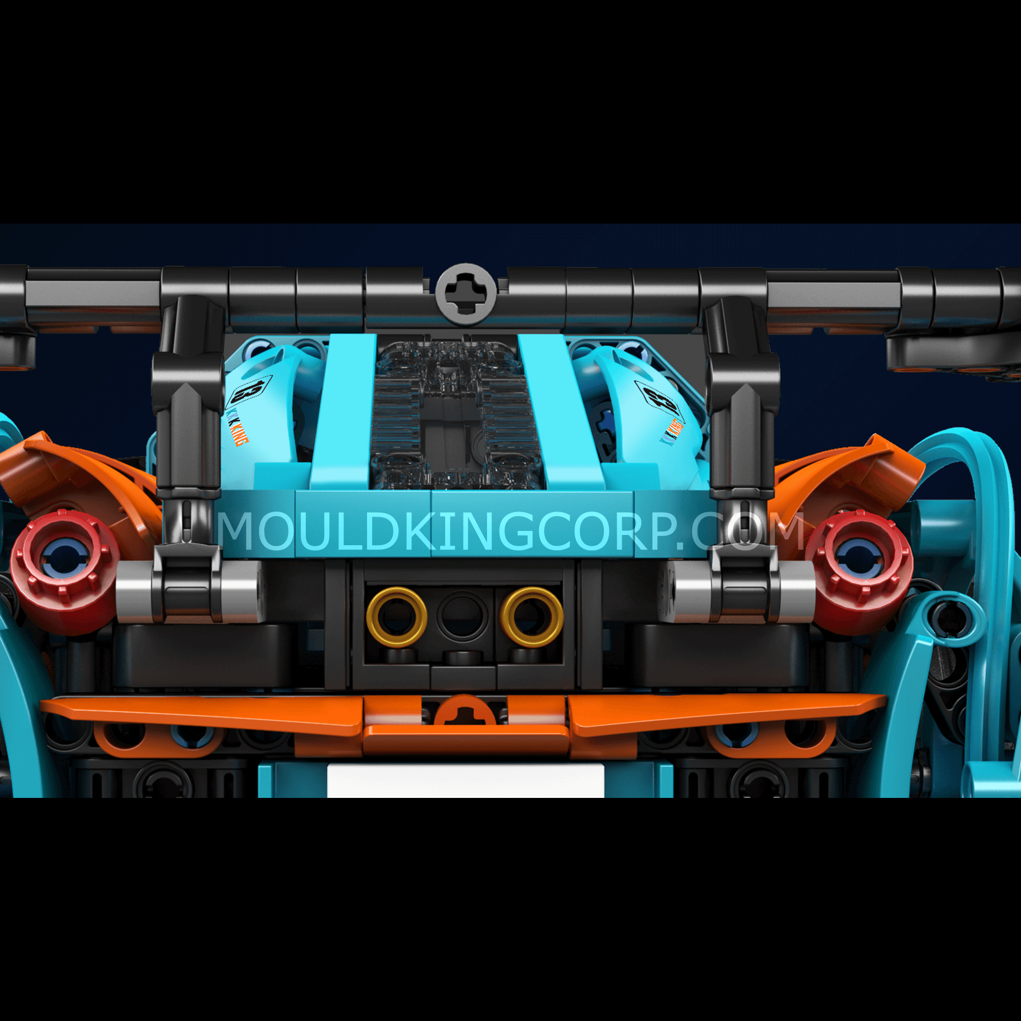 Mould King 13174 P1 GTR Sports Car Model Building Set - 936 PCS DIY Bricks for Adults & Teens - Perfect for Home Decoration, Gift, and Car Enthusiasts Collection
