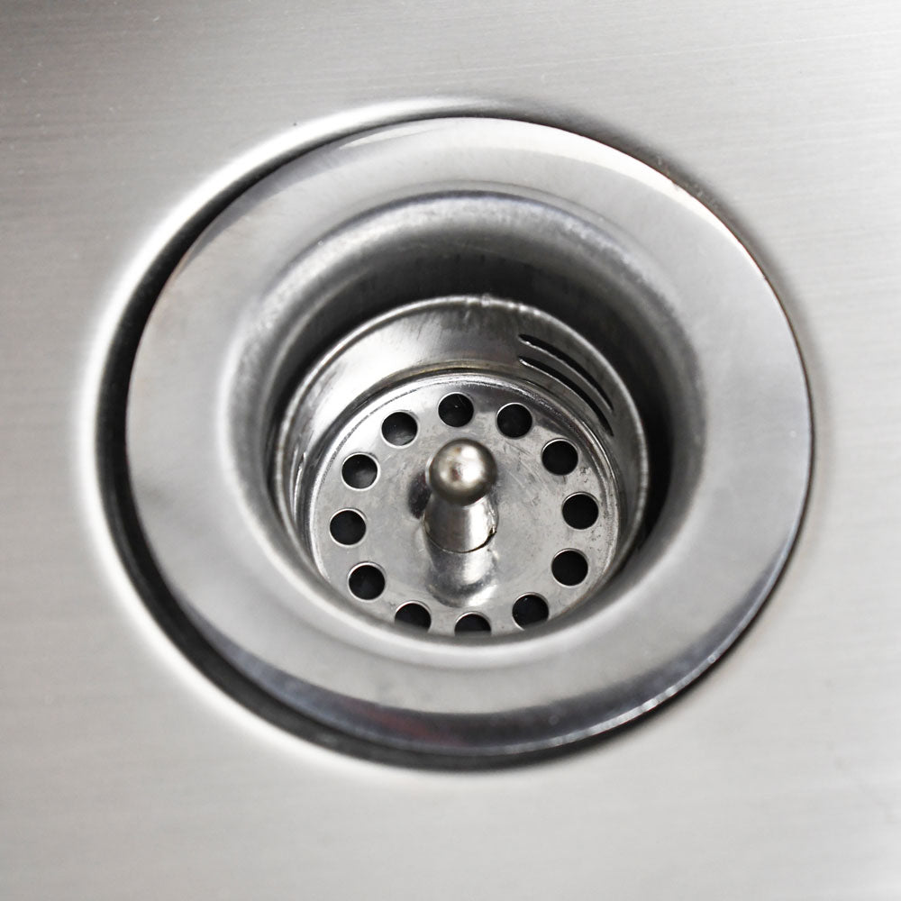 Nella Fabricated Hand Sink with Knee Valve Assembly - Stainless Steel Commercial Sink for Restaurants, Hospitals & Labs - ADA Compliant Handwashing Station for Healthcare & Food Service Areas
