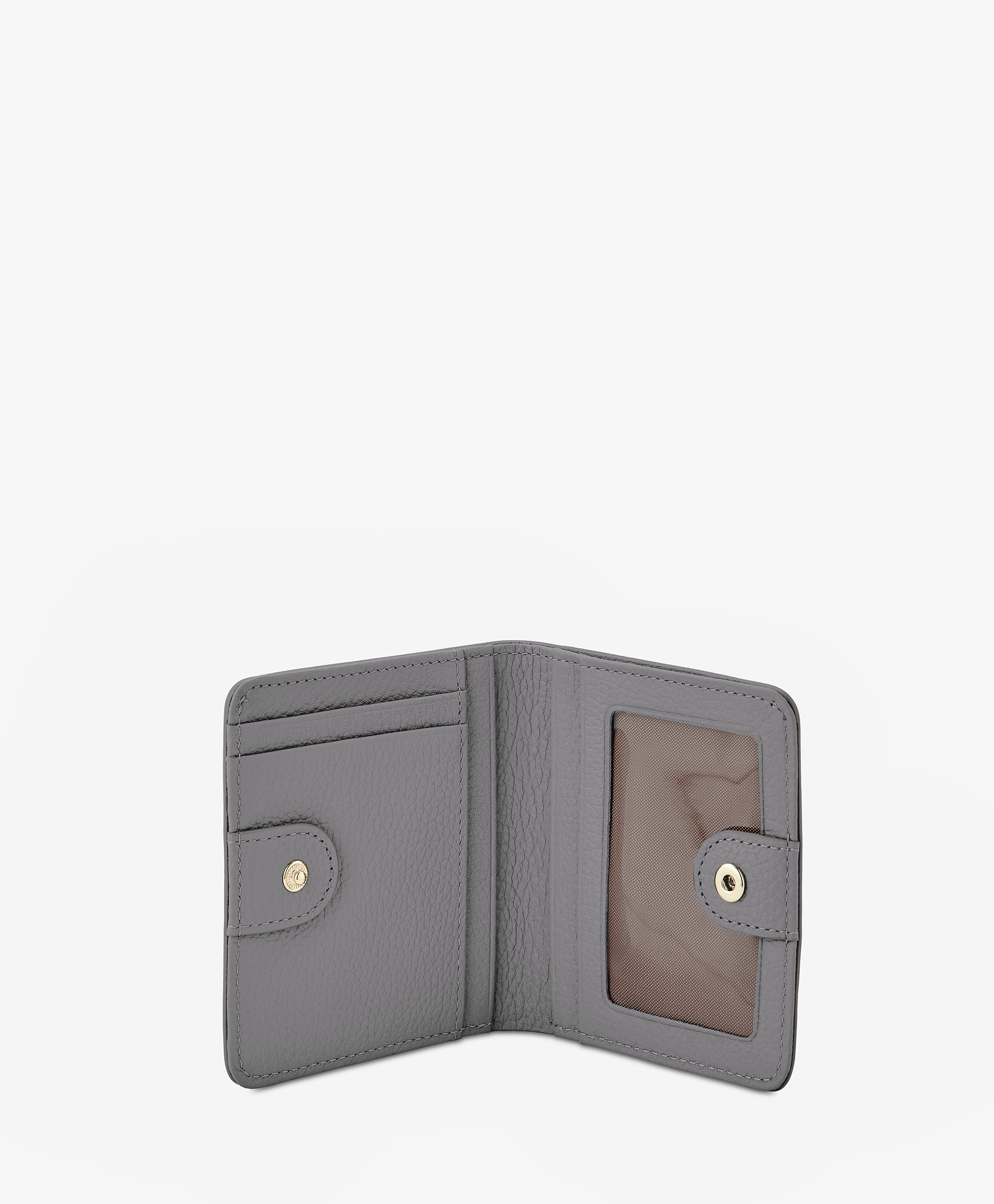 Mini Foldover Wallet for Women - Slim RFID Blocking Leather Card Holder with Zipper Pocket - Perfect for Travel, Shopping & Everyday Use