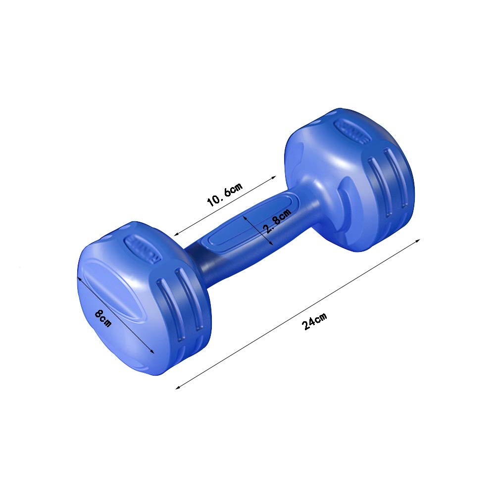 Rubber Coated Mini Dumbbells Set (1kg/1.5kg/2kg/3kg) - Compact Home Gym Equipment for Travel, Office & Family Fitness Training - Perfect for Strength Training, Yoga & Light Weight Lifting Exercises