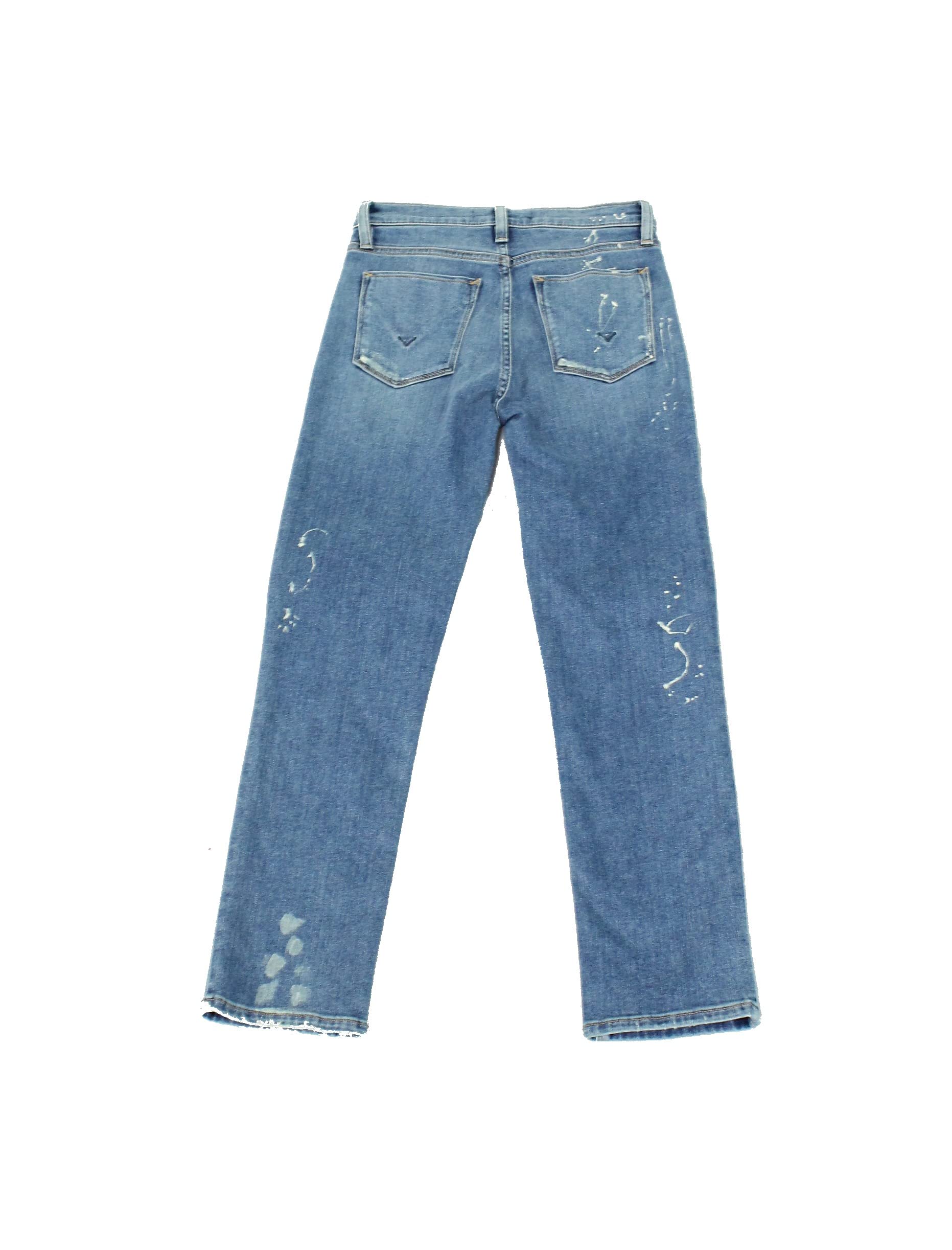 HUDSON Women's Barbara High Rise Cropped Straight Leg Jeans - Stylish & Comfortable Denim for Casual Wear, Work & Everyday Outfits
