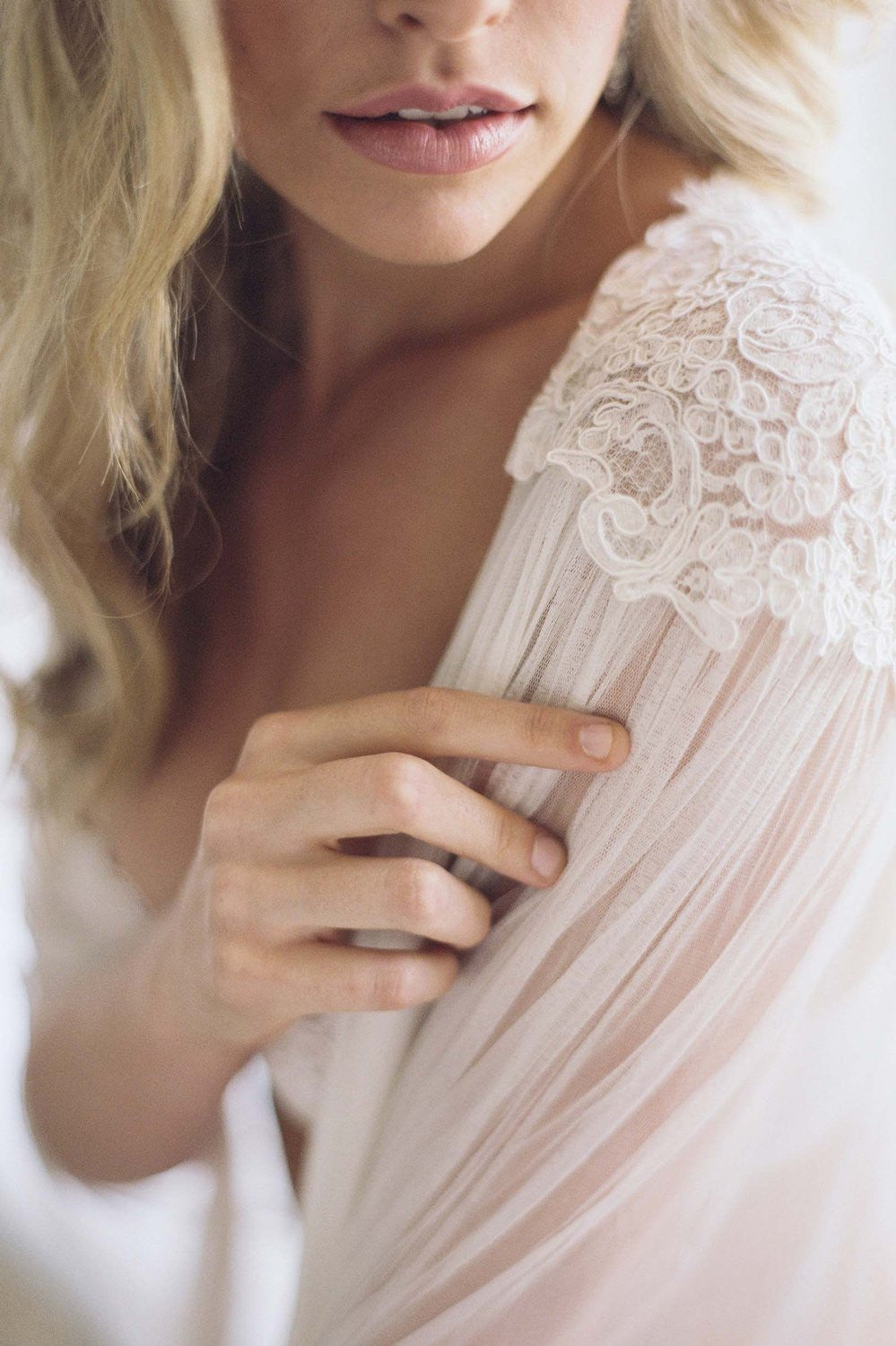 Godiva Ivory French Lace Silk Tulle Cape Gown - Elegant Wedding Dress for Bridesmaids, Evening Gowns & Special Occasions