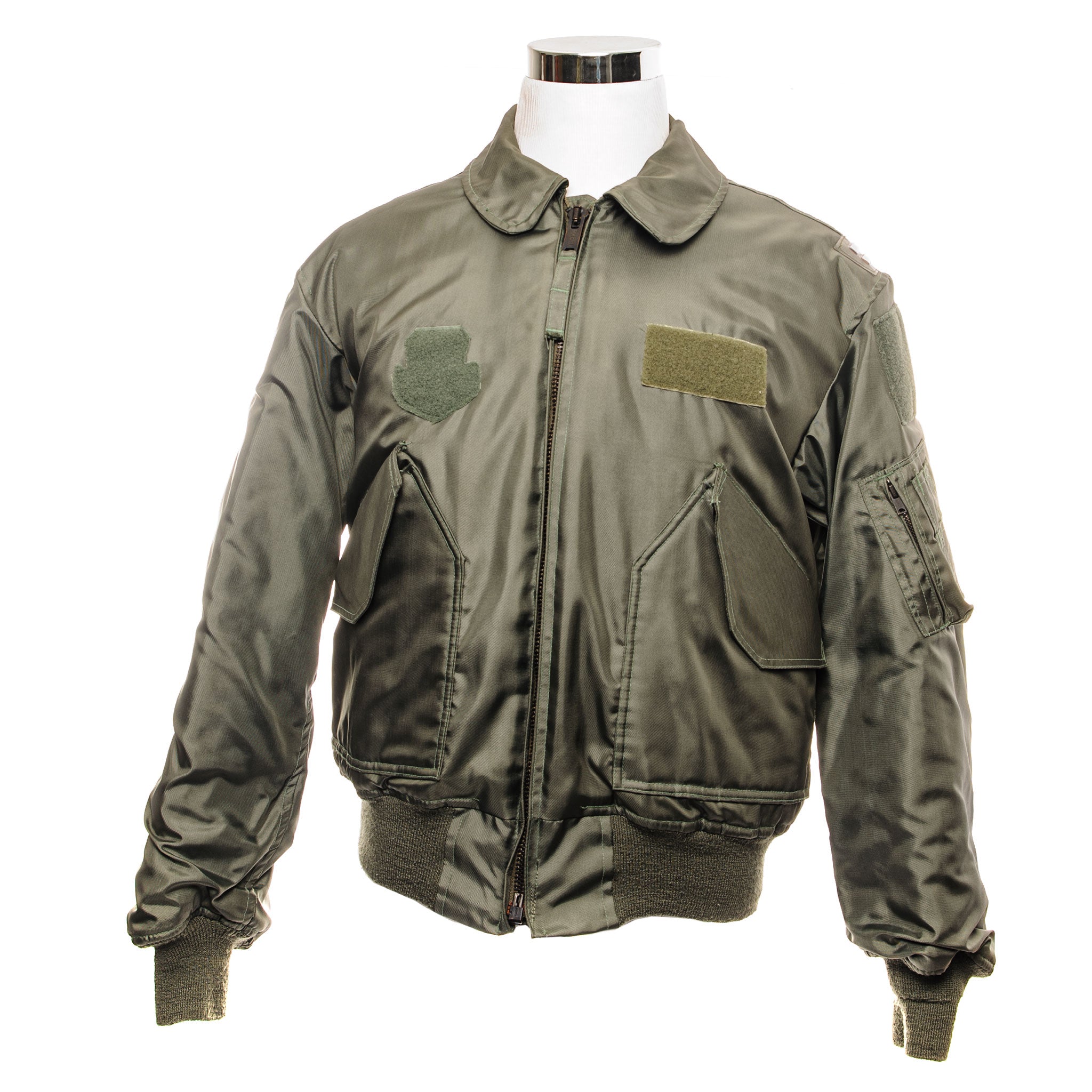 Vintage 1989 USAF US Air Force Flight Jacket - Captain Size Large - Authentic Military Aviator Bomber Jacket for Men | Perfect for Aviation Enthusiasts, Military Collectors & Cold Weather Wear