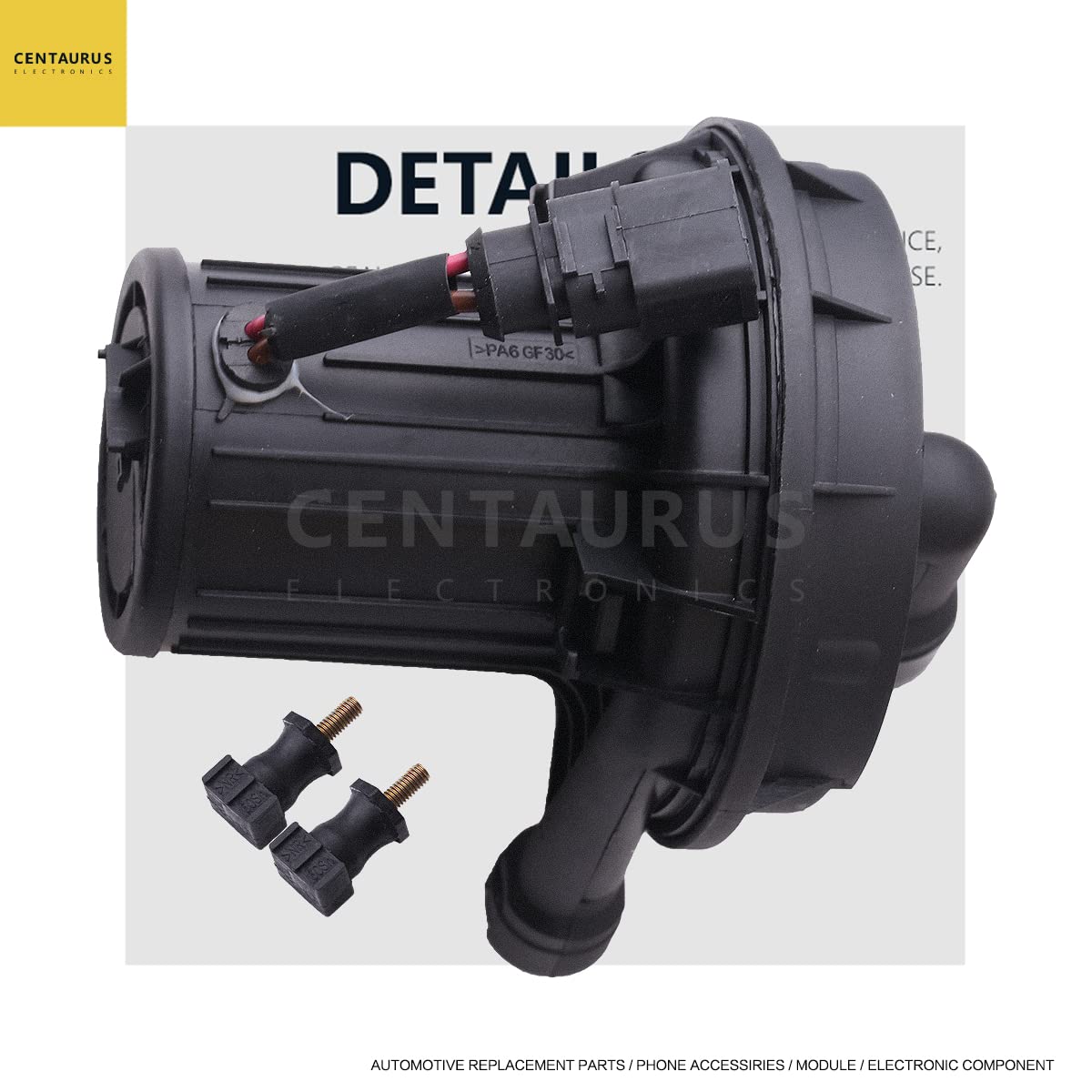 Secondary Air Injection Pump 06A959253B | Smog Air Pump Compatible with Audi A4 A6 A8 Q7 | Replacement for 078906601B | Improves Emissions & Engine Performance
