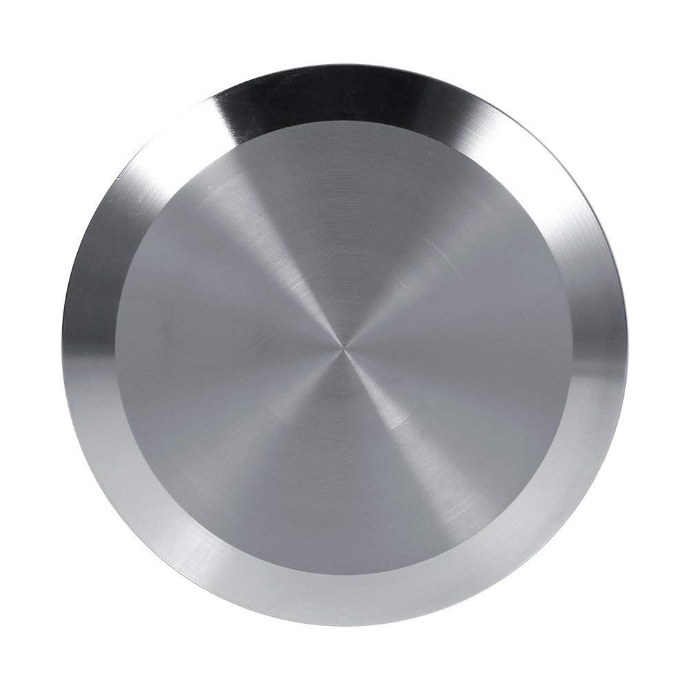 KF16 Blank Flange - 304 Stainless Steel Blind Flange Cap & Vacuum Fitting Stopper (KF-16) | Ideal for Vacuum Systems, Laboratory Equipment & Industrial Piping Applications