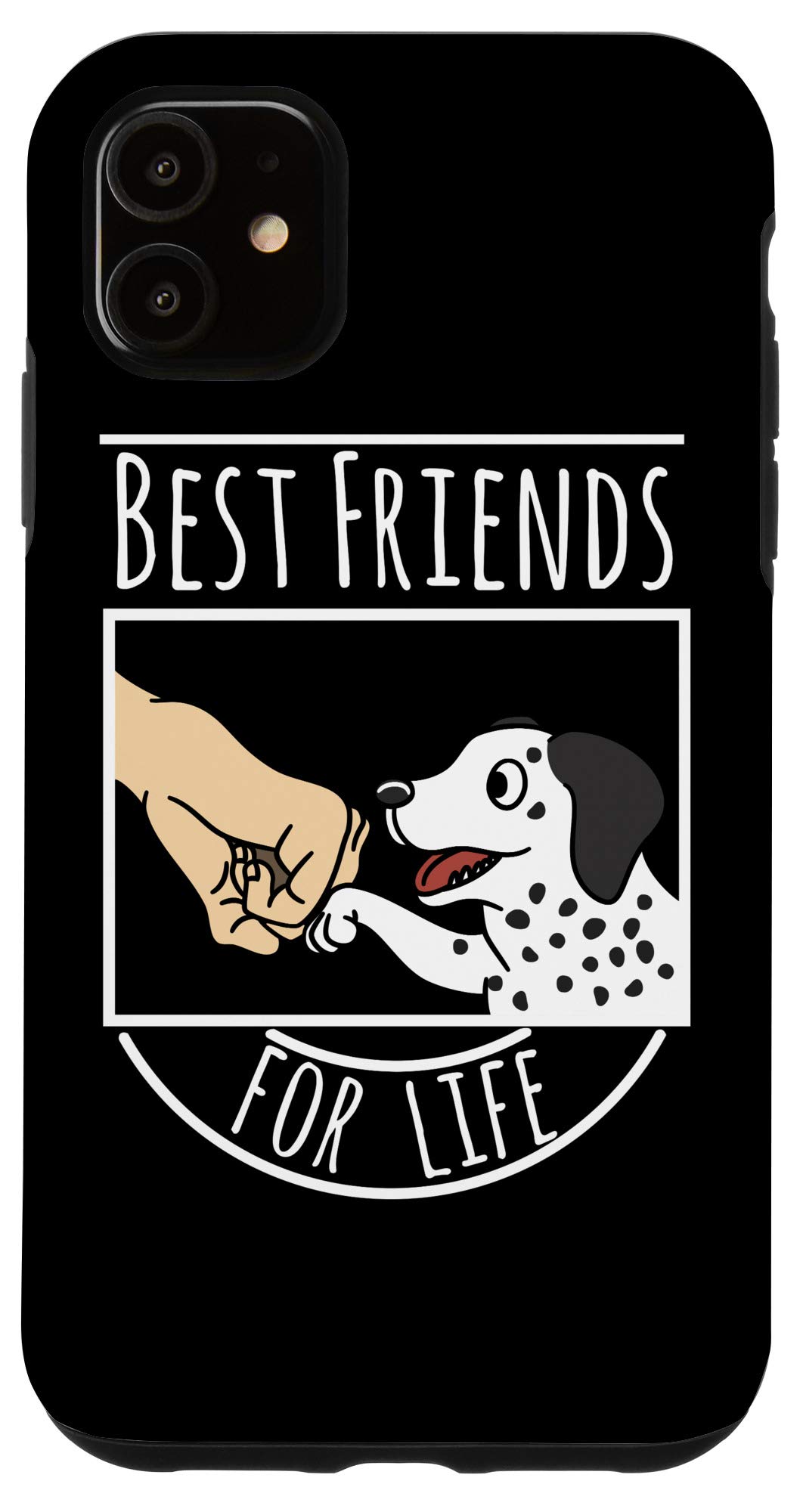 iPhone 11 Case - Cute Dalmatian Dog Design | Best Friends Funny Phone Cover | Perfect Gift for Pet Lovers & Dog Owners