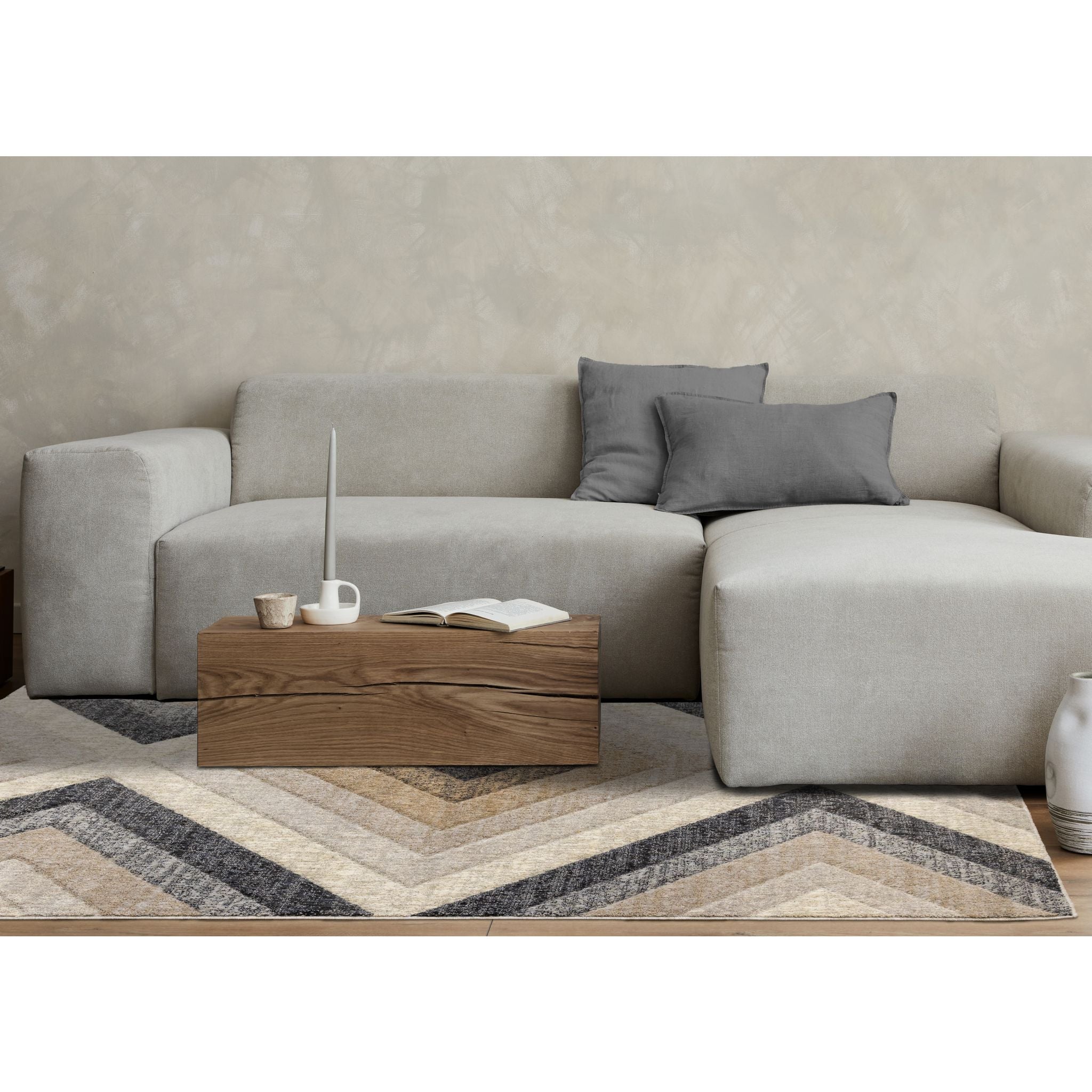 5x8 Cora Area Rug - Soft Modern Non-Slip Living Room Rug - Perfect for Bedroom, Dining Room & Home Decor