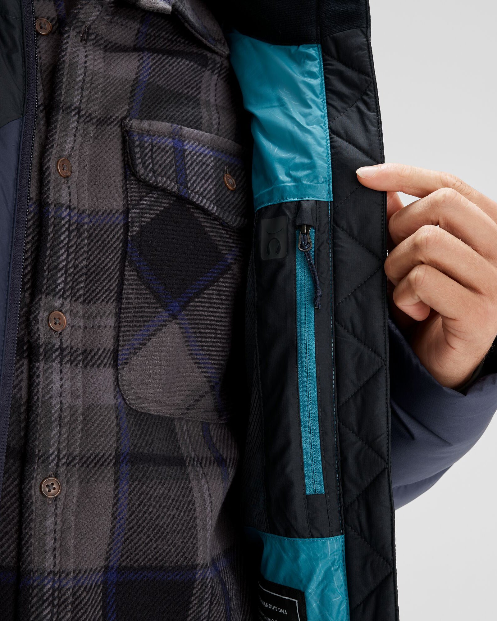 Men's Epiq Down Jacket - Dark Horizon/Meteor - Lightweight Warm Winter Coat for Outdoor Activities & Urban Style