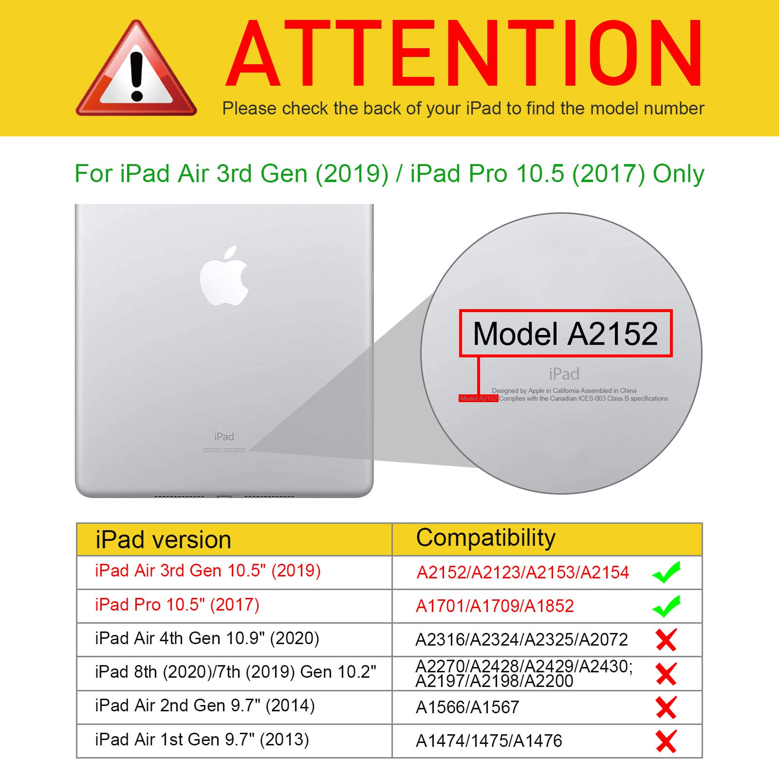Fintie SlimShell Ultra Lightweight Protective Case for iPad Air 3rd Gen 10.5