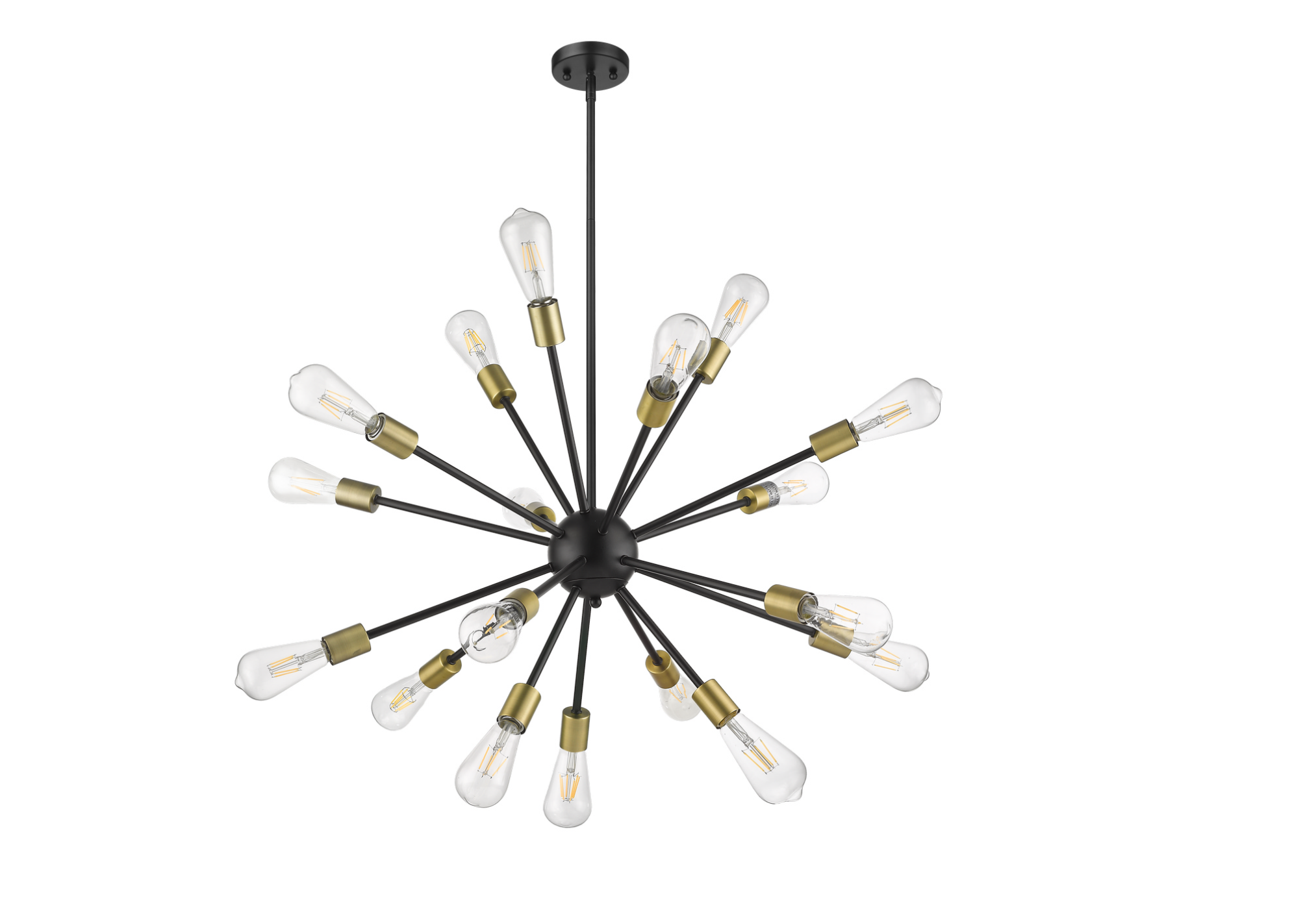 Vada 18-Light Modern Crystal Chandelier - Elegant Dining Room Lighting Fixture for Home Decor | Perfect for Living Room, Bedroom, or Entryway