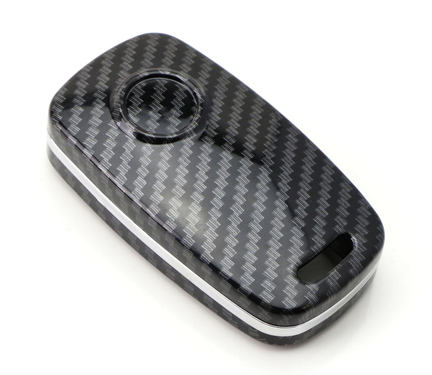 Premium Carbon Fiber Key Fob Shell Case Cover for Volkswagen VW Golf GTI R32 Jetta Rabbit Passat Beetle Polo - Durable & Lightweight Replacement Key Fob Housing (Perfect for Car Enthusiasts & Daily Protection)