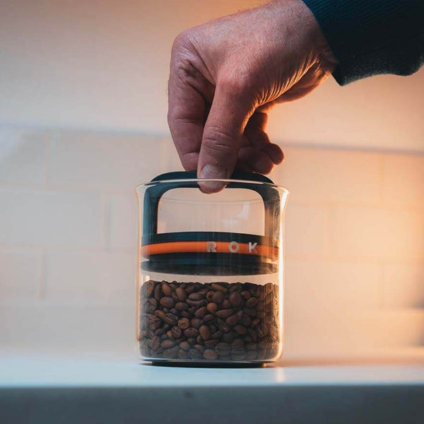 Rok Zero Jar - Airtight Glass Food Storage Container for Kitchen, Pantry & Meal Prep - Perfect for Storing Dry Goods, Spices, Coffee & Tea - BPA-Free & Eco-Friendly