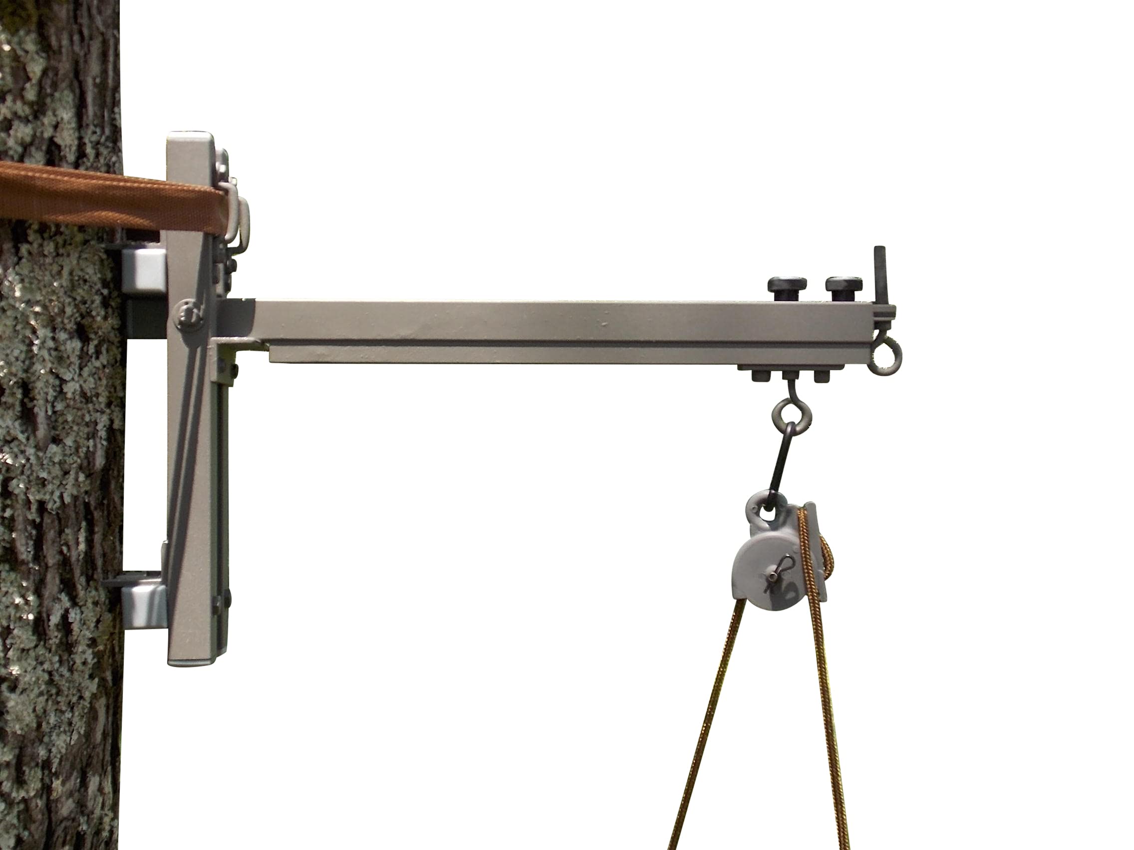 Lock-On Deer Stand Hanger - Adjustable Tree Mount Hunting Gear for Bow & Rifle Hunters - Perfect for Tree Stands, Hunting Blinds & Outdoor Adventures