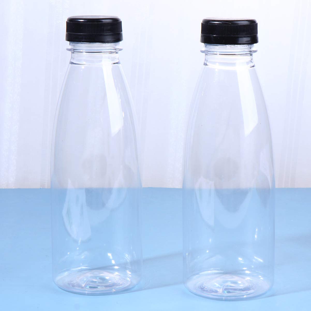 6pcs Empty Juice Bottles for Pet Storage & DIY - Cabilock