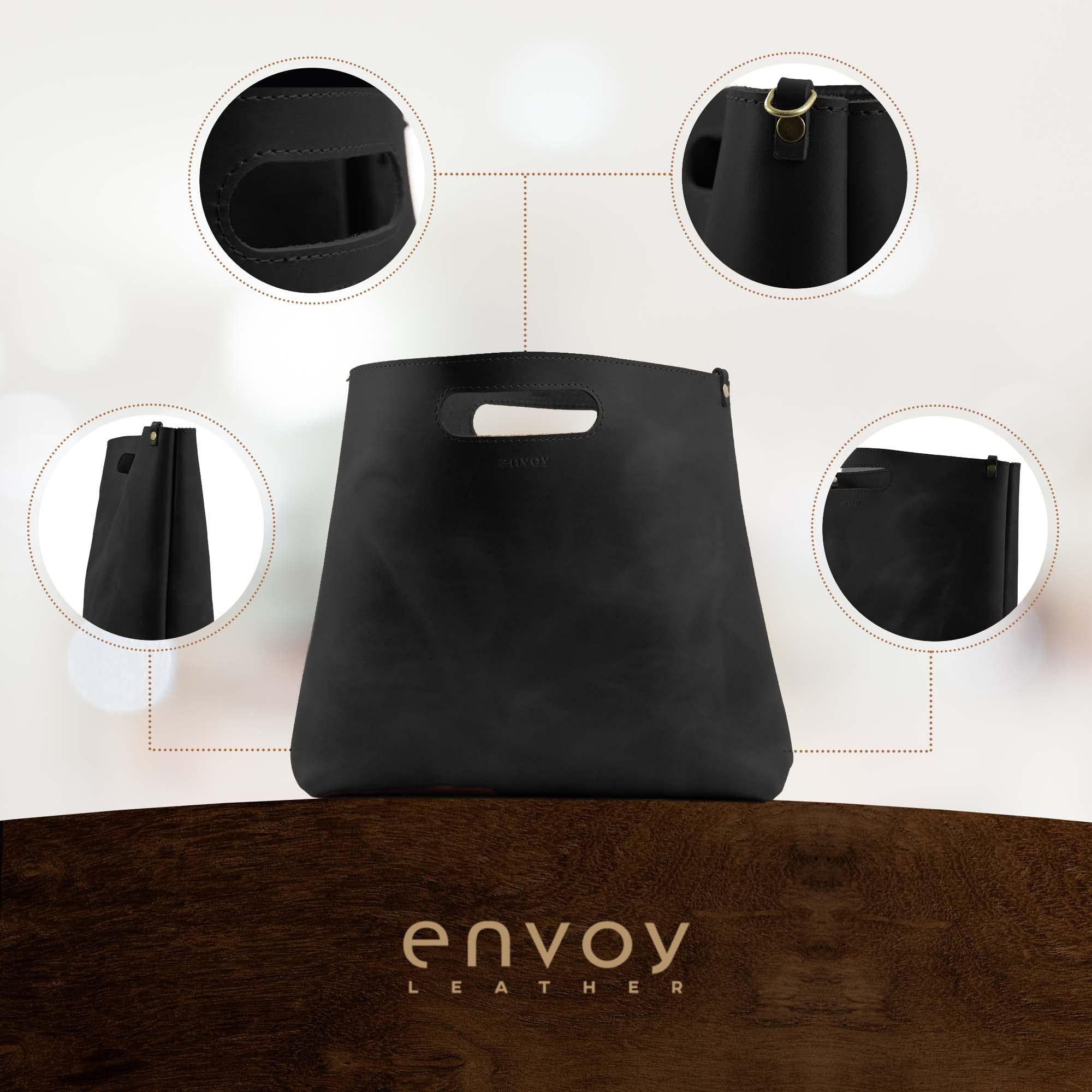 Premium Genuine Leather Tote Bag for Women - Stylish & Durable Leather Handbag & Purse - Handcrafted in USA | Perfect for Work, Travel & Everyday Use