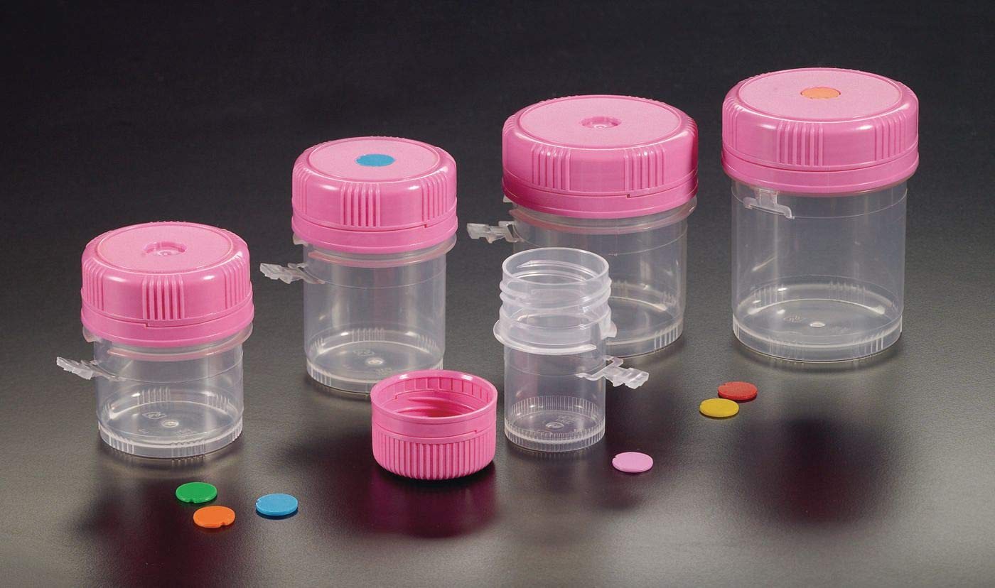 SecurTainer Tamper Evident Specimen Containers 20ml - 500 Pack | Leak-Proof Medical Sample Storage | Ideal for Lab Testing, Clinical Specimens & Forensic Evidence Collection