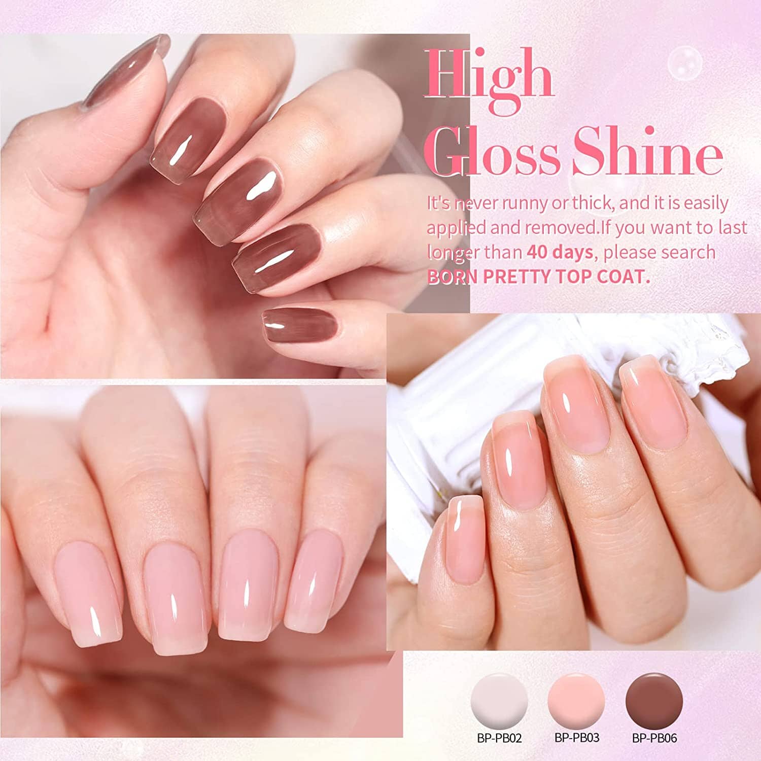 21Pcs Jelly Gel Polish Set - Long Lasting Nail Art Kit with UV/LED Lamp for Salon & Home Manicure - Perfect for DIY Nails, Parties & Gifts
