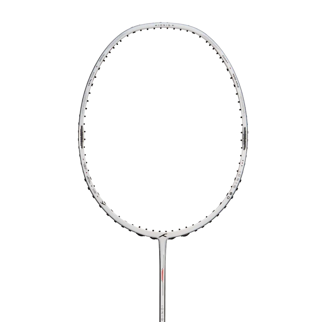 HNDRD Ioniq 80 Badminton Racket - Pre-Strung Carbon Fiber Badminton Racquet for Advanced Players | Perfect for Tournaments, Training & Outdoor Games