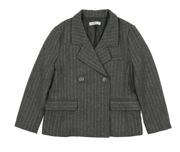 GREY PINSTRIPE