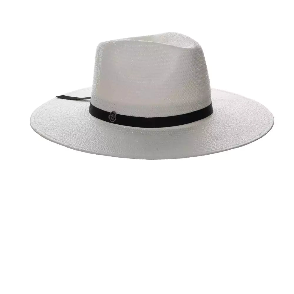 Biltmore Fine Line Straw Fedora Hat for Men & Women - Summer Sun Protection, Beach & Outdoor Fashion Accessory