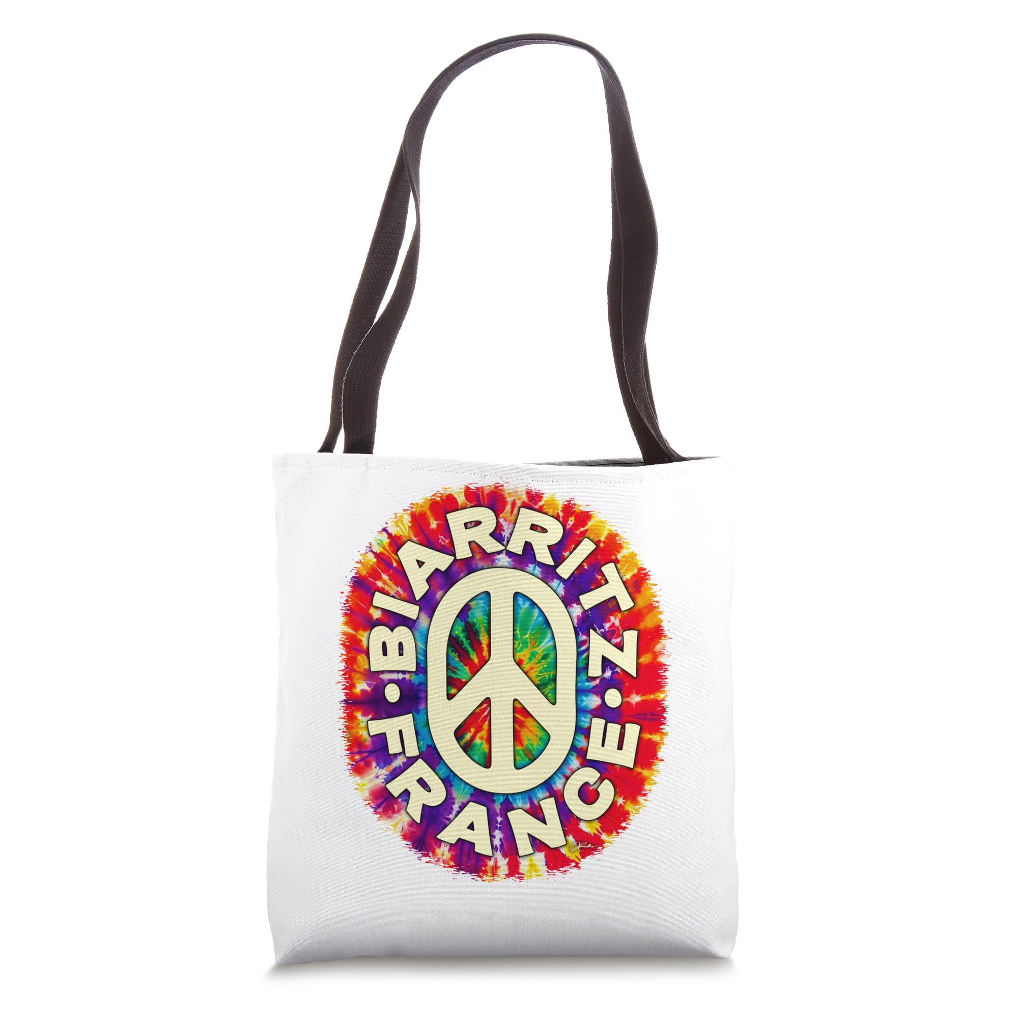 JCombs: Stylish Biarritz France Tote Bag - Durable Canvas Beach Bag for Travel, Shopping & Daily Use