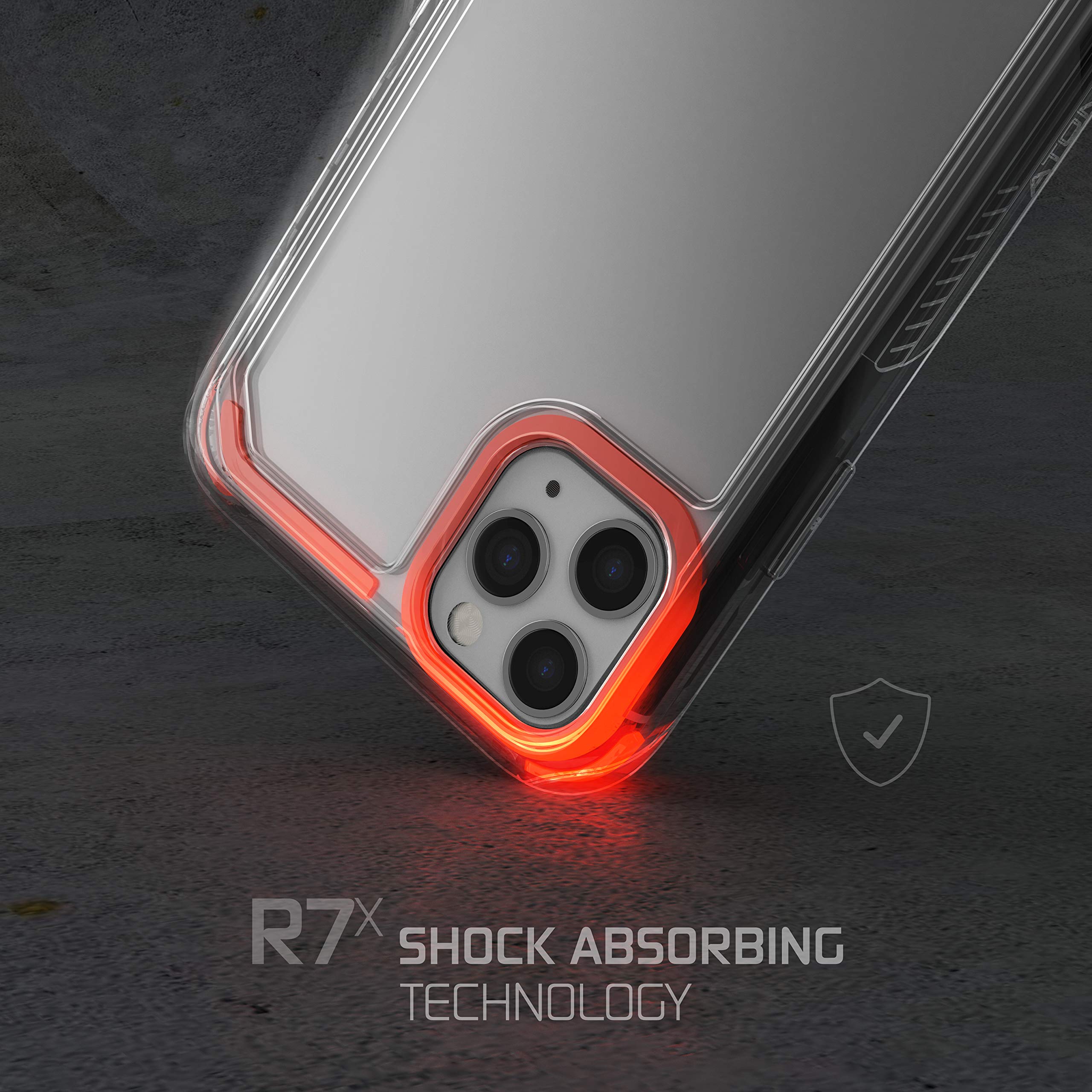 Ghostek ATOMIC Slim Clear Rugged Case for iPhone 11 Pro Max (6.5