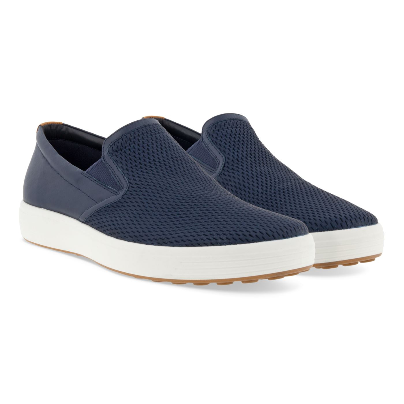 ECCO SOFT 7 Slip-On 2.0 Men's Comfortable Loafers - Breathable & Lightweight Walking Shoes for Work, Travel & Casual Wear - Final Sale