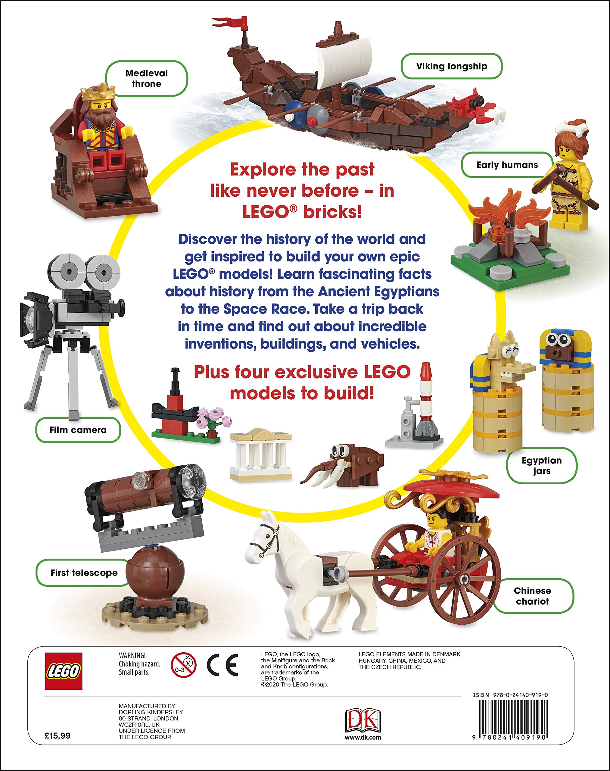 LEGO Epic History Building Kit with 4 Exclusive Mini Models – Perfect for Collectors, History Enthusiasts & Creative Play