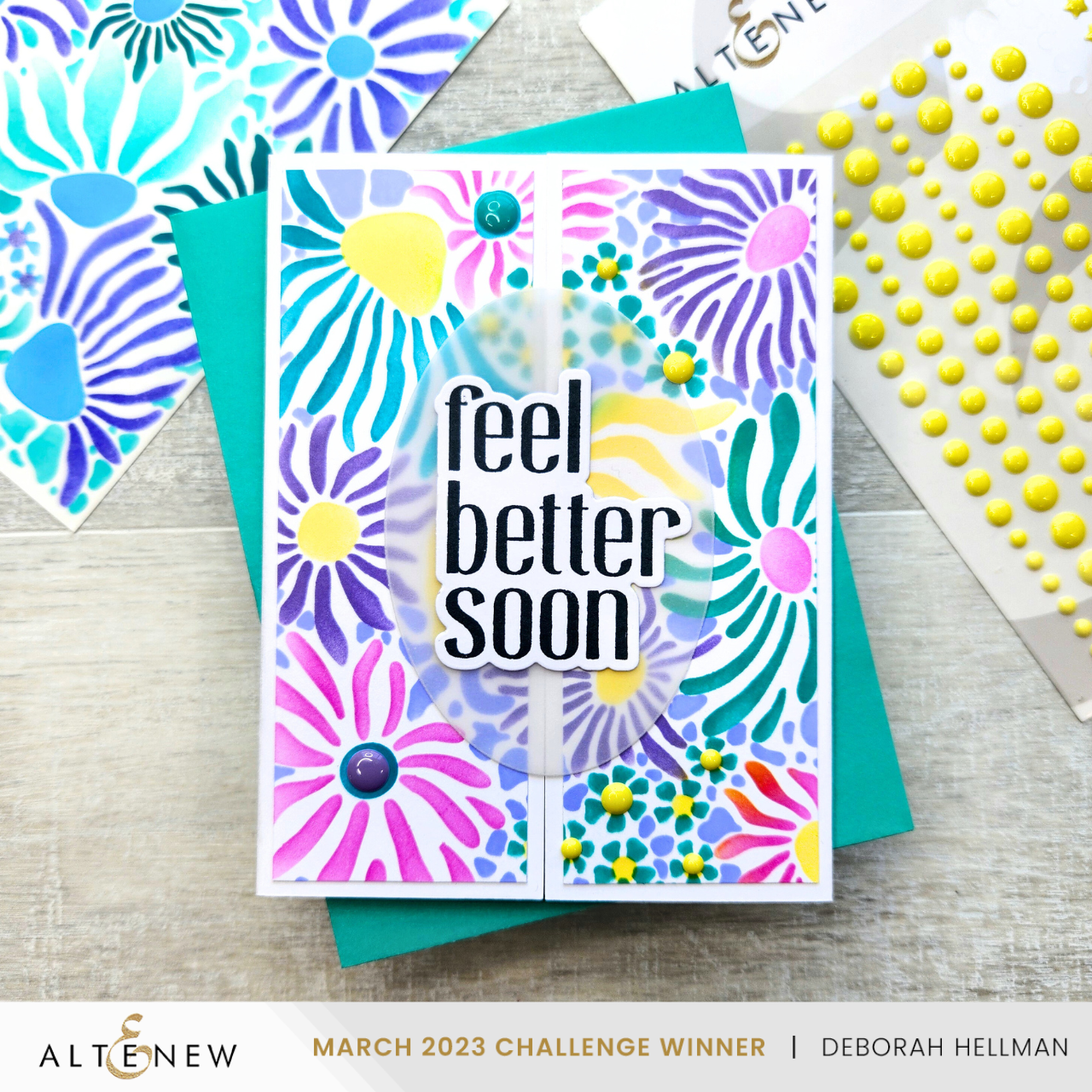 Daisy Craze Stencil Set (4 in 1) - Floral DIY Craft Templates for Painting, Scrapbooking & Home Decor - Perfect for Wall Art, Gift Wrapping & Spring Projects