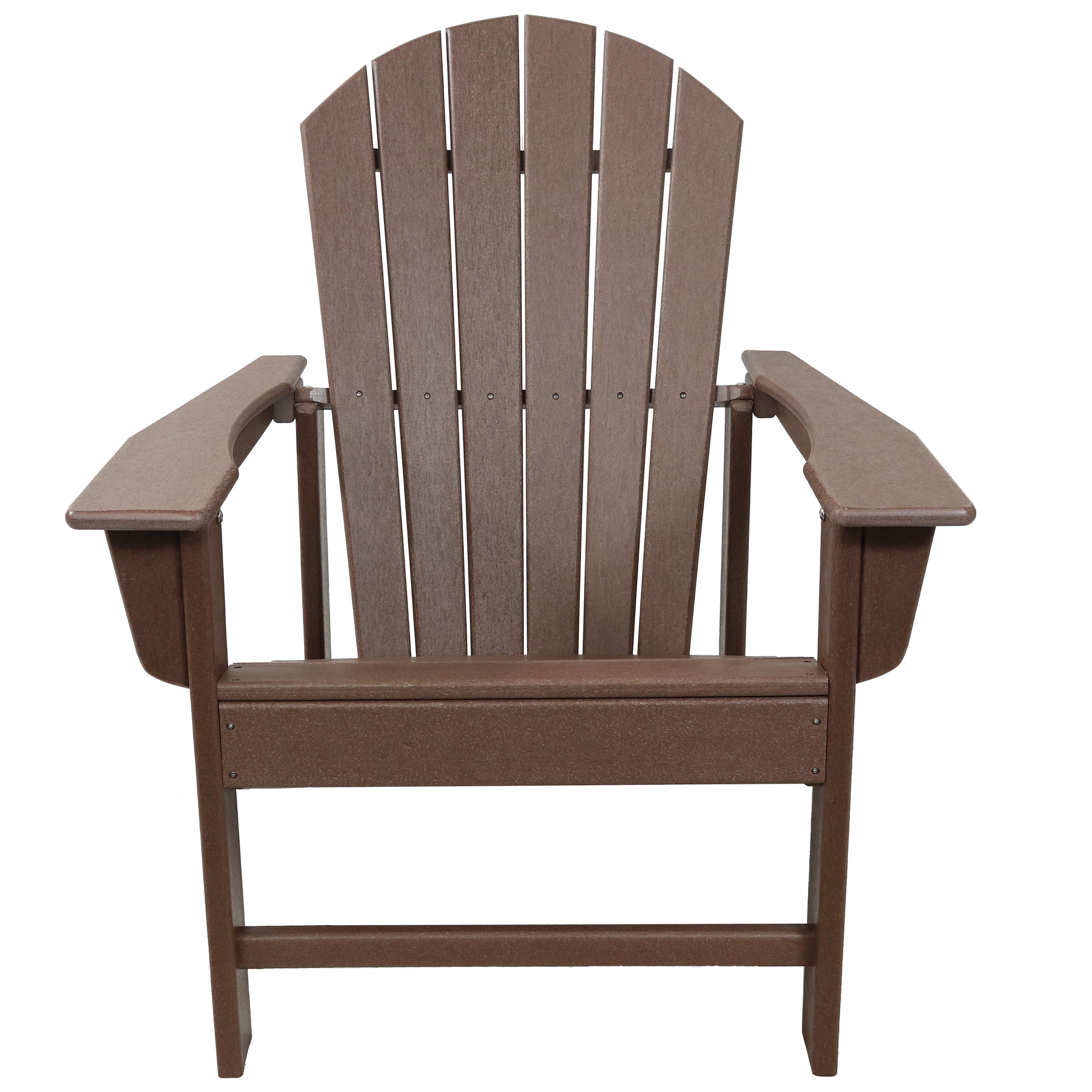 All-Weather Adirondack Chair by Sunnydaze - Heavy Duty 300 lb Capacity, 38.25