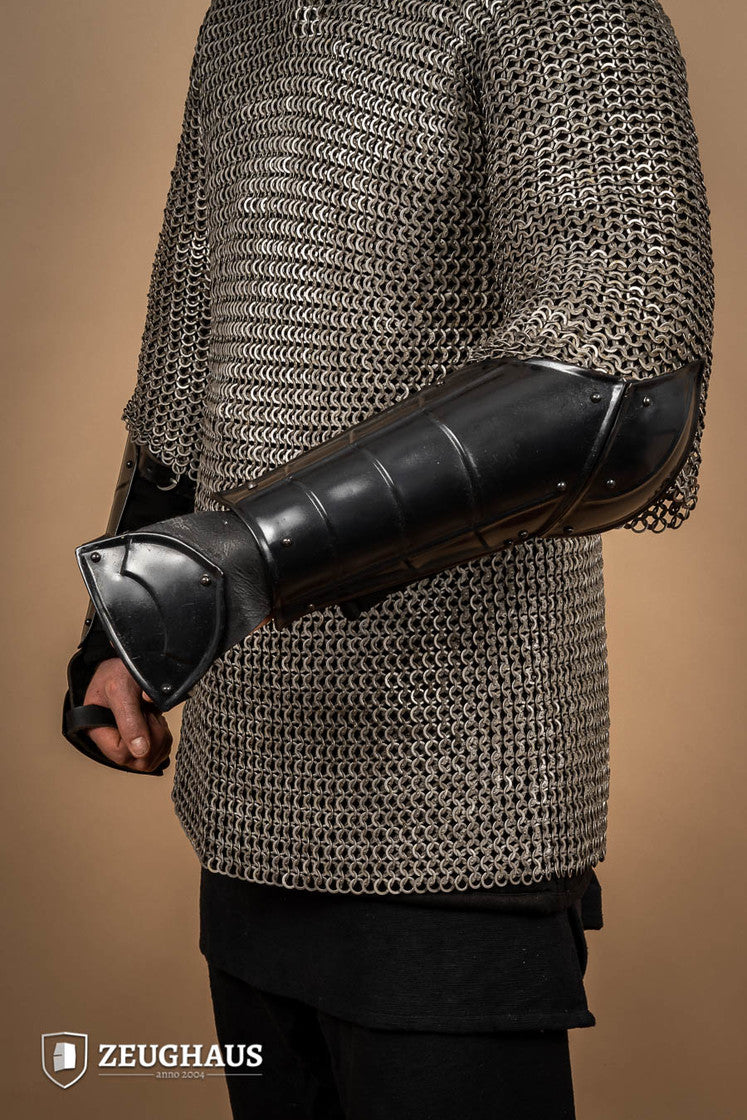 Champion Burnished Bracers - Premium Armor for LARP, Cosplay & Medieval Reenactment
