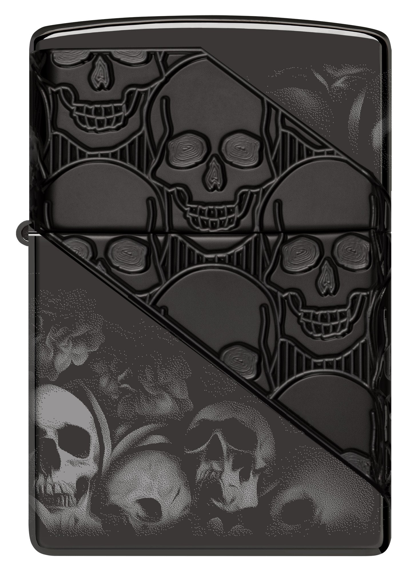 Skull Collage Design T-Shirt - Gothic Streetwear Graphic Tee for Men & Women | Perfect for Halloween, Concerts, and Alternative Fashion