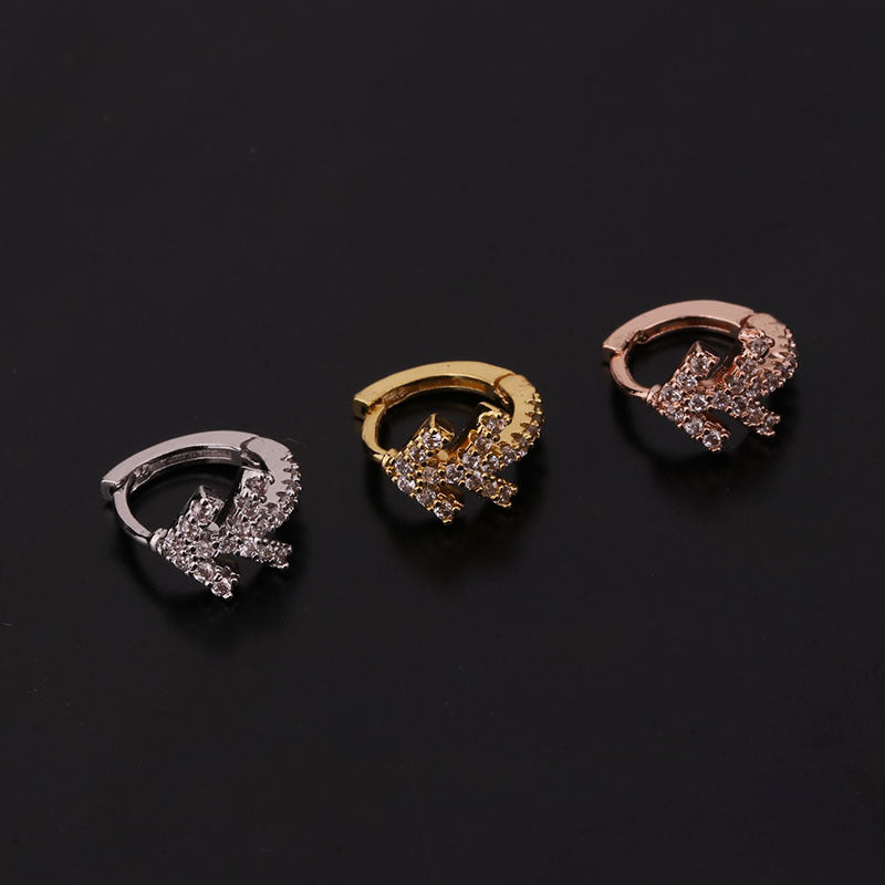 18K Gold Cartilage Dangle Hoop Clip On Earrings for Women - Non-Piercing Fake Ear Cuffs for Helix, Tragus & Conch - Perfect for Parties, Weddings & Everyday Wear | HSPJ252