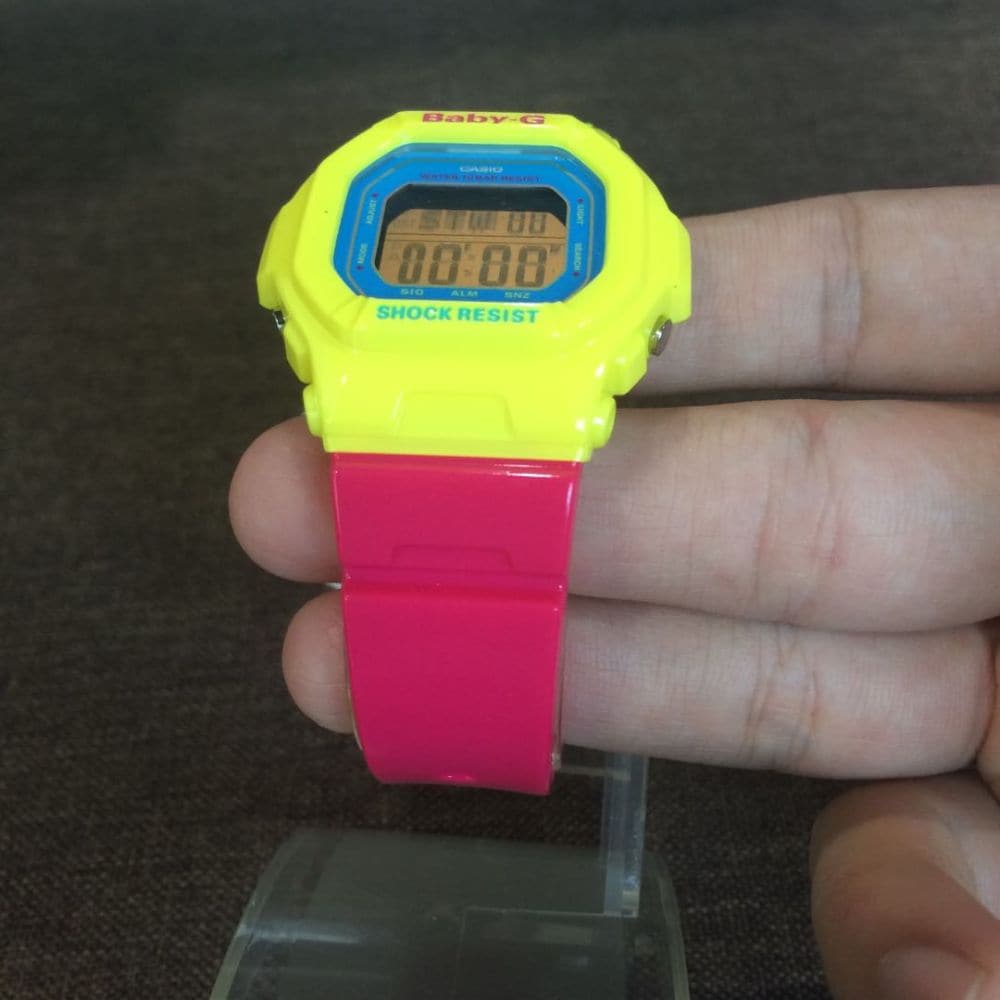 CASIO BABY-G BG-5607-9DR Digital Quartz Rainbow Resin Women's Watch - Waterproof Sports Watch for Running, Swimming & Outdoor Activities