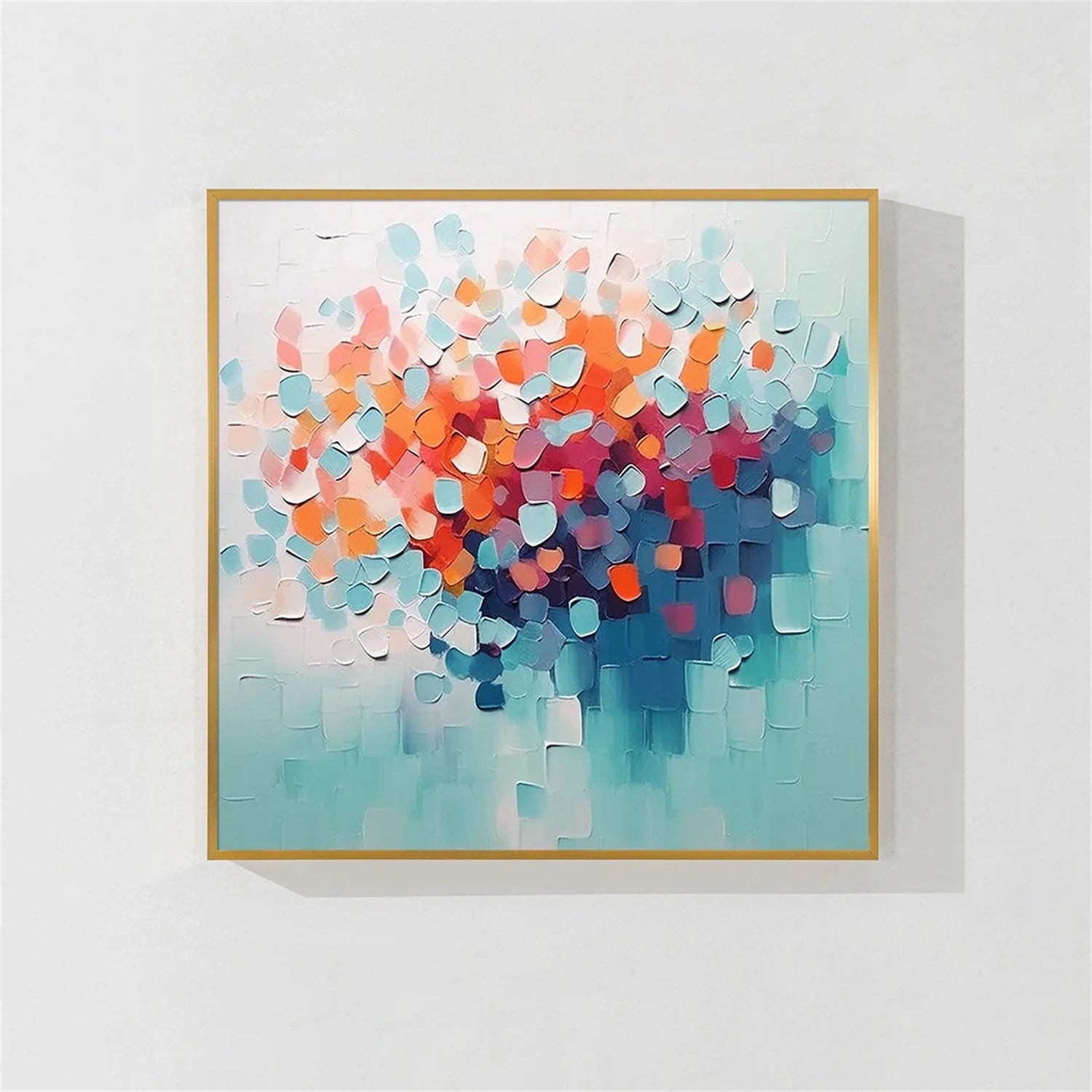 Abstract Painting #AB 295 - Modern Wall Art for Living Room, Bedroom & Office Decor | Large Canvas Artwork | Handmade Contemporary Art