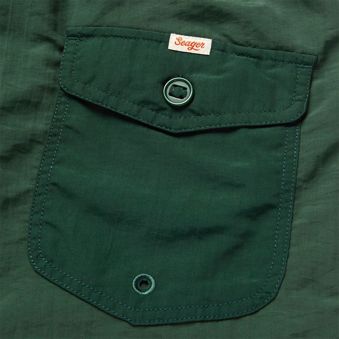 Seager Yuma Lightweight Quick-Dry Shorts for Men - Pine Green | Comfortable Outdoor Hiking & Running Shorts with Pockets
