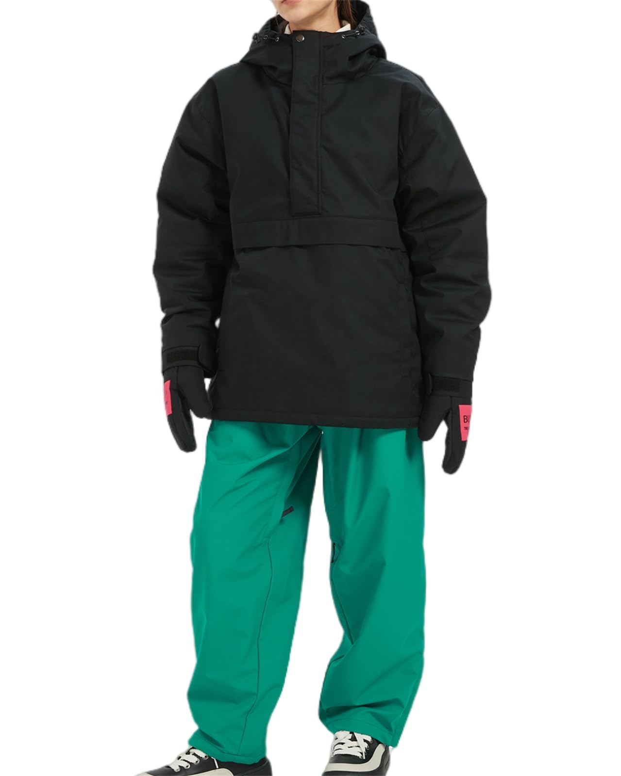 **Waterproof Ski Pants for Men & Women - Winter Snowboard Cargo Pants with Baggy Fit for Outdoor Sports & Snow Activities**    *(Ideal for Skiing, Snowboarding, Hiking & Cold Weather Adventures)*