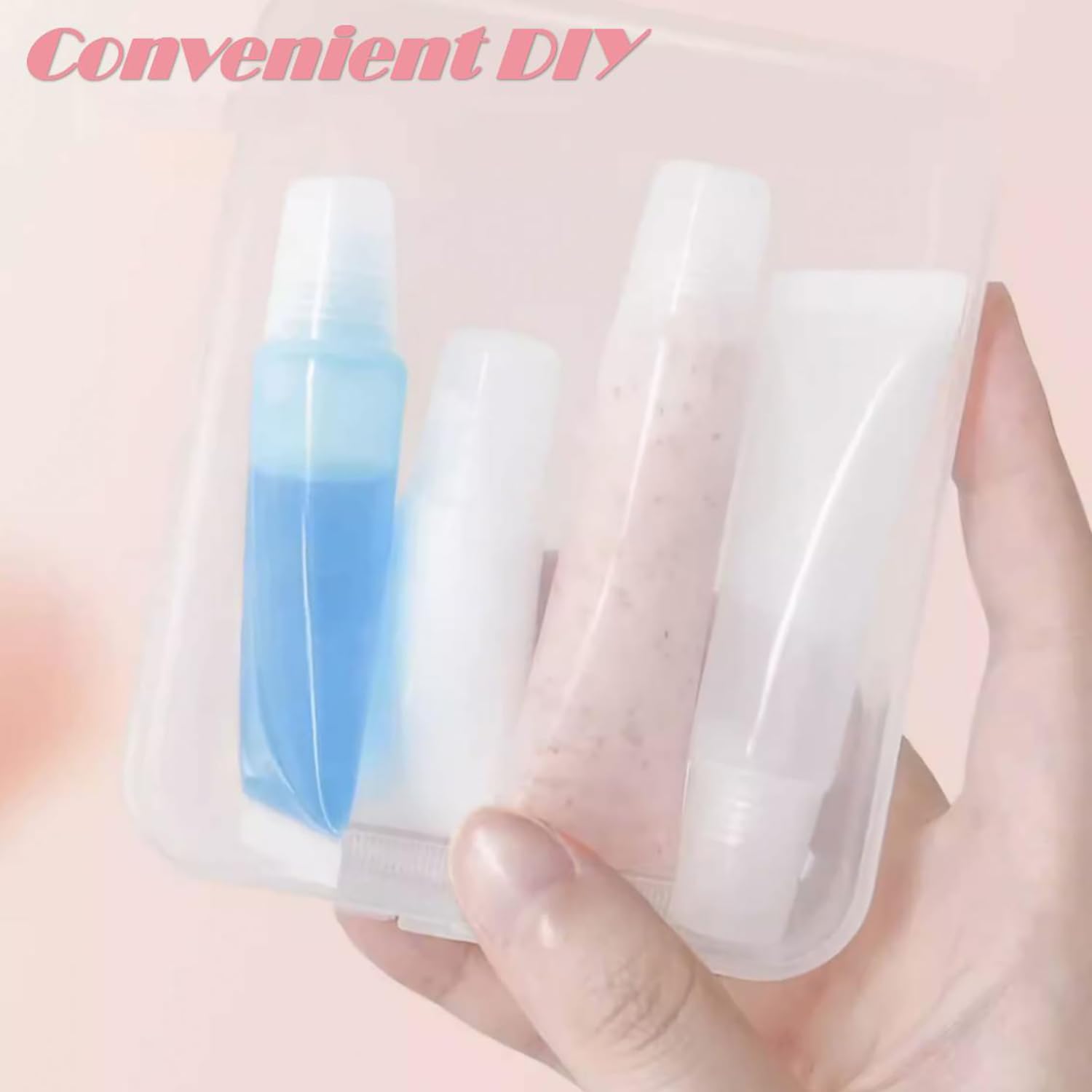 40Pcs 15ML Clear Refillable Lip Gloss Tubes - Soft Squeeze Empty Cosmetic Containers for DIY Lip Balm, Makeup & Travel Toiletries - Perfect for Home Beauty Kits, Salon Use & On-the-Go Touch Ups